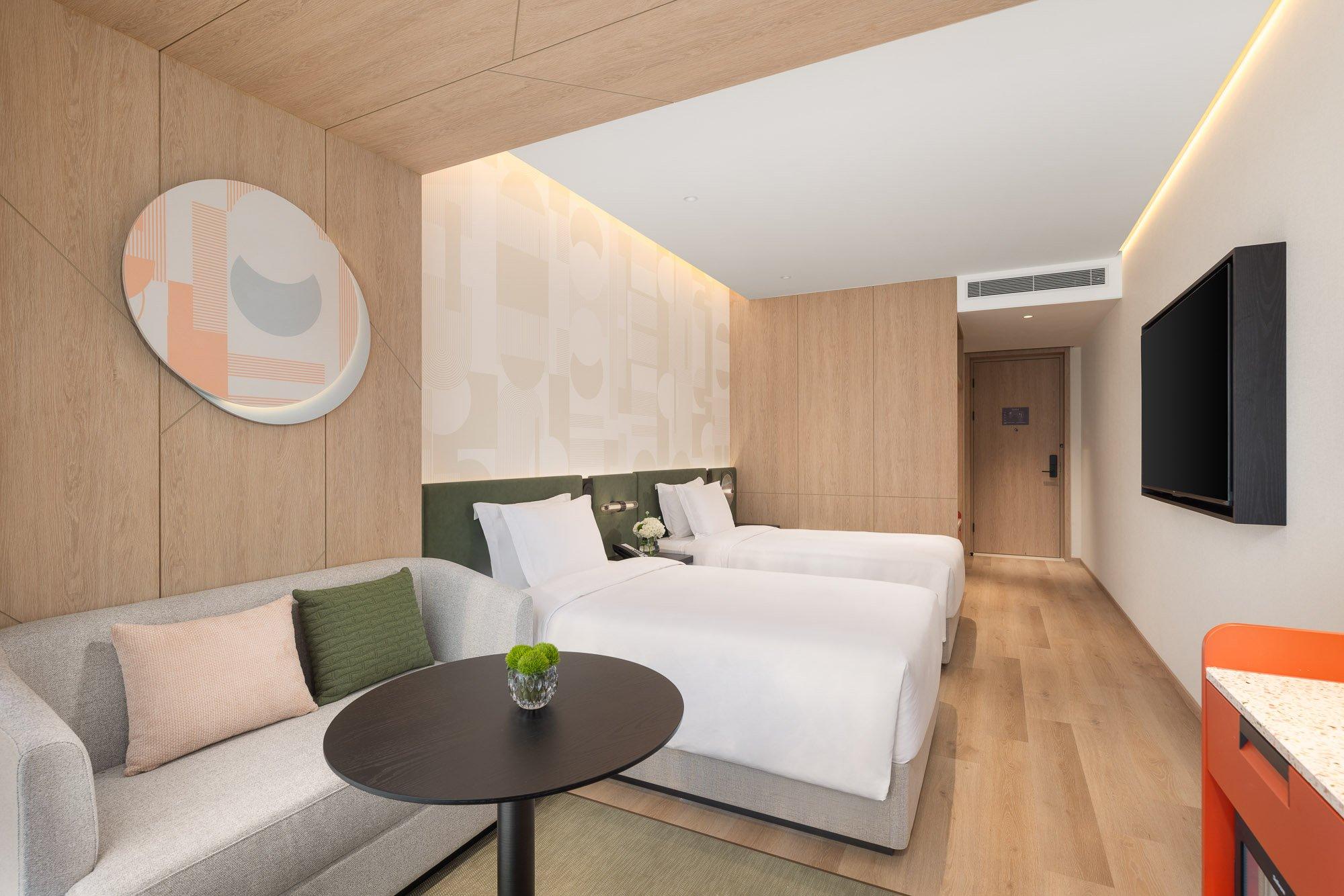 Double Two Double Beds