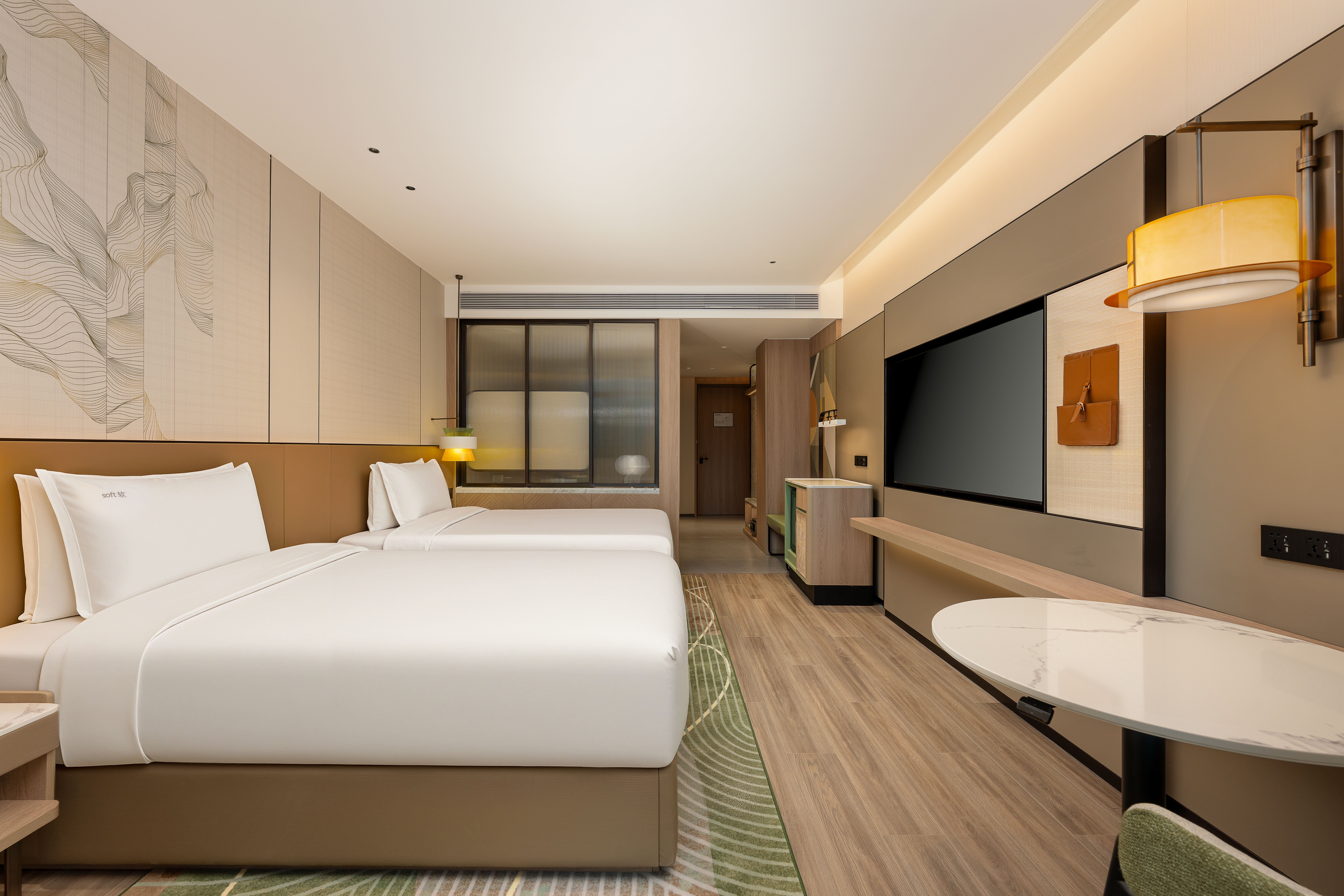 Double Two Double Beds