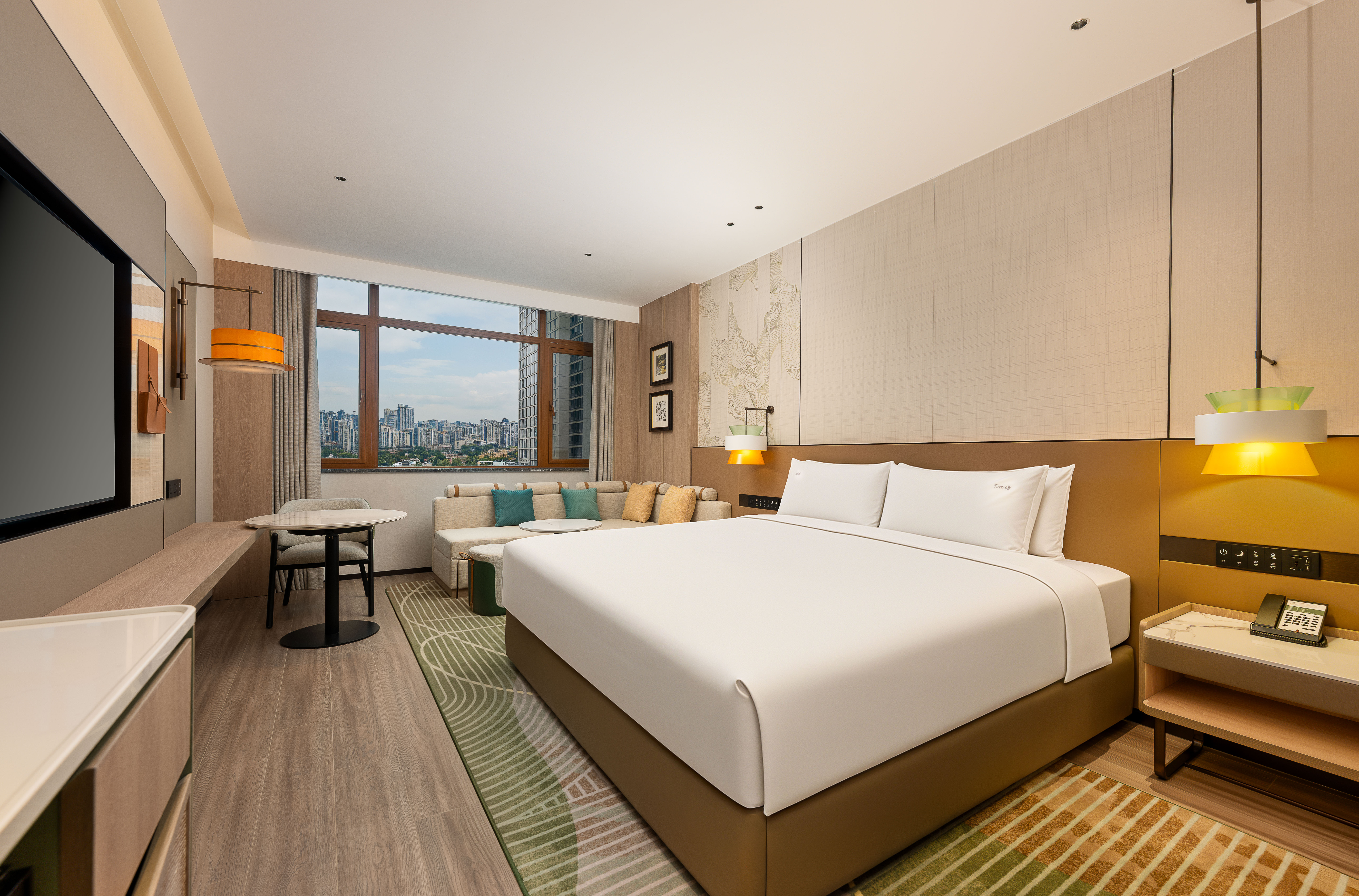 Double City View King Bed