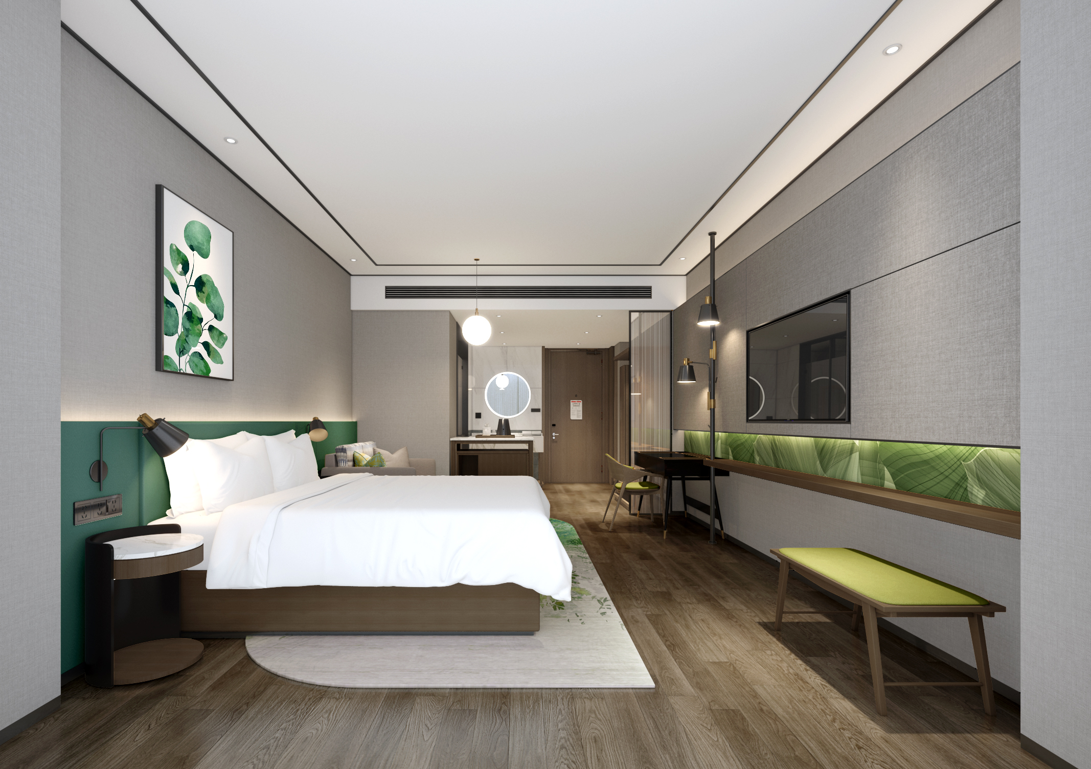 Double Deluxe King Bed