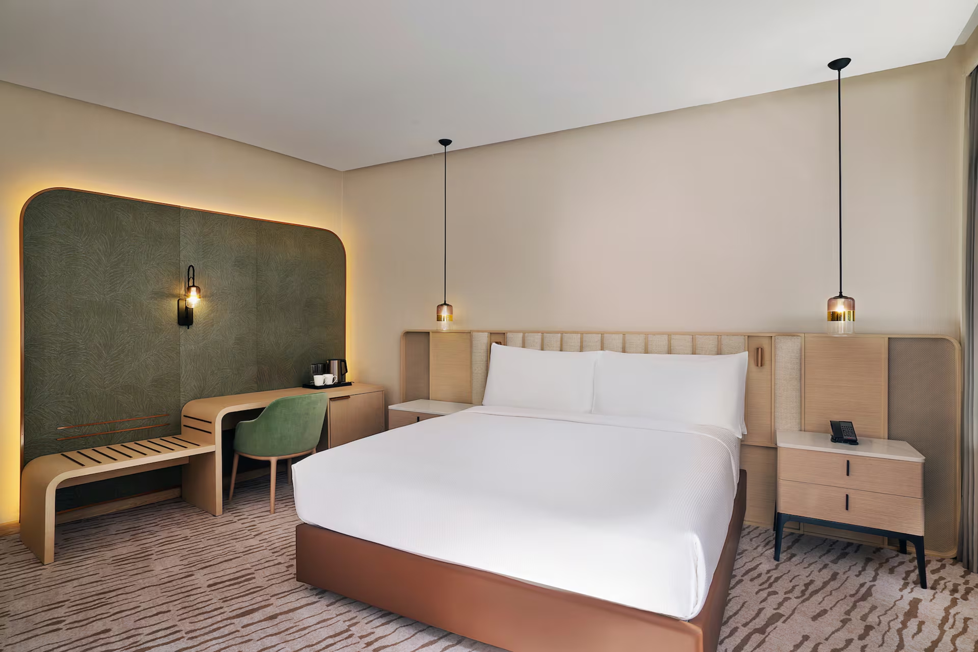 Double Guest Room King Bed