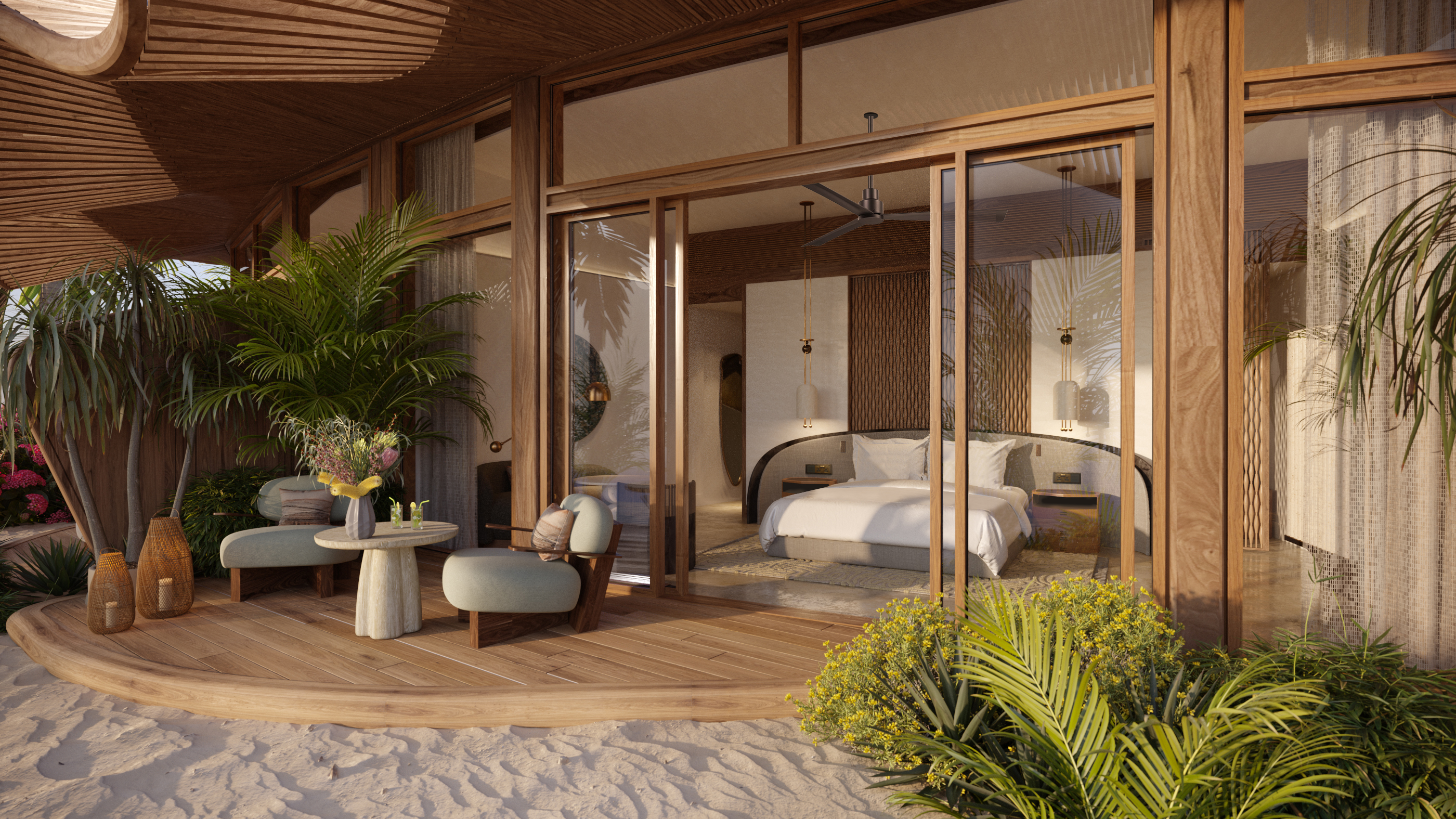 Double Beach Front