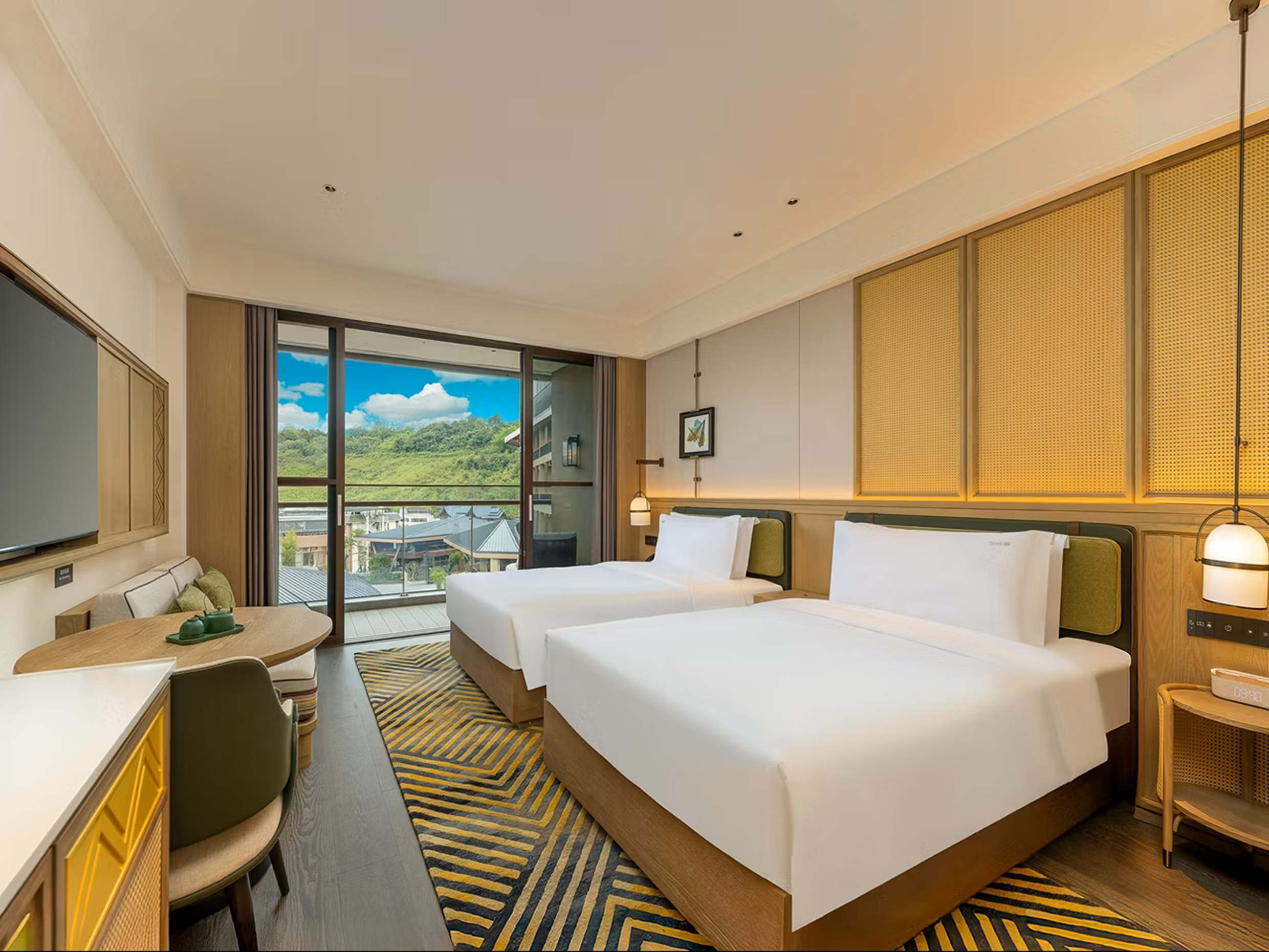 Double Garden View with Balcony