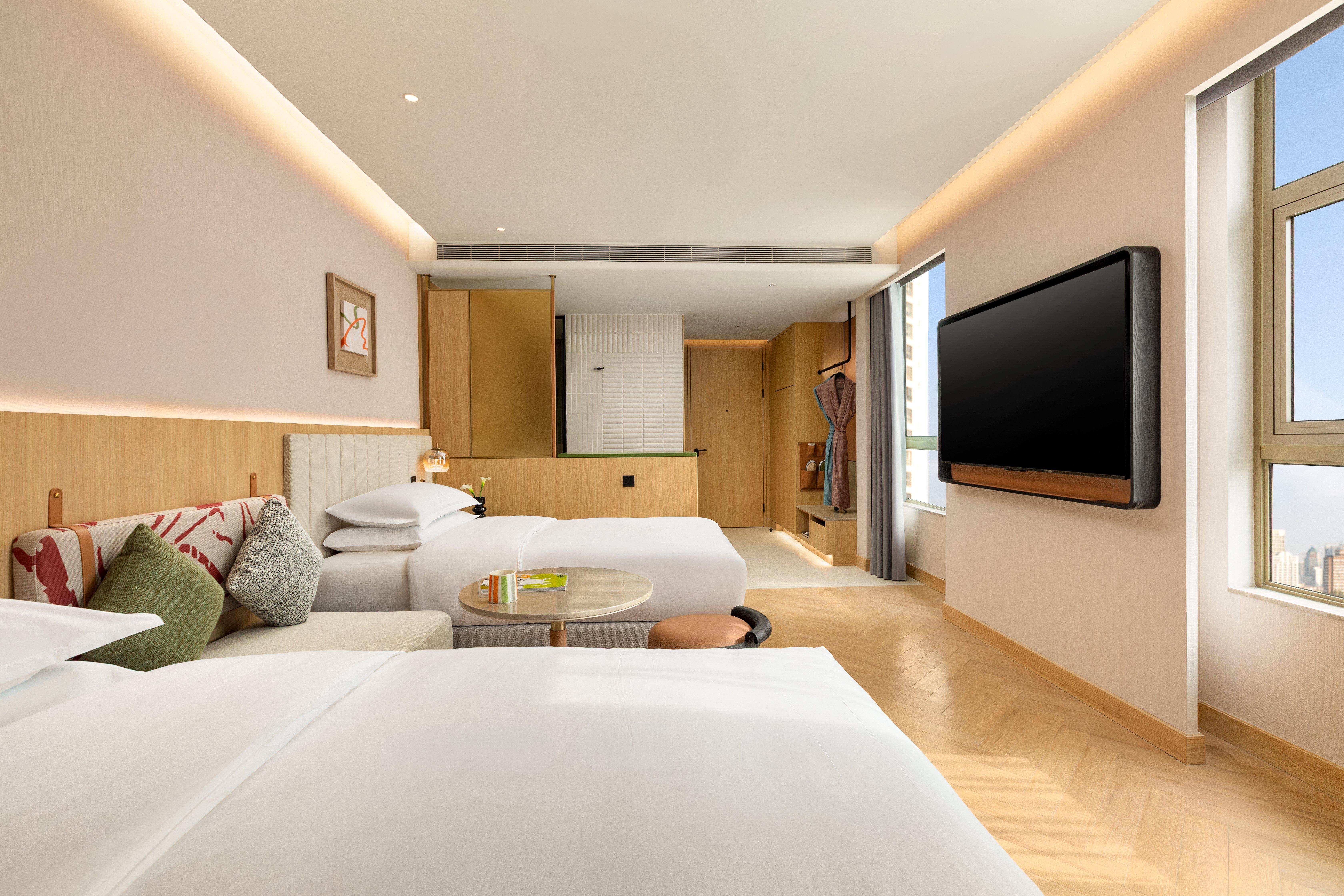 Double Two Double Beds
