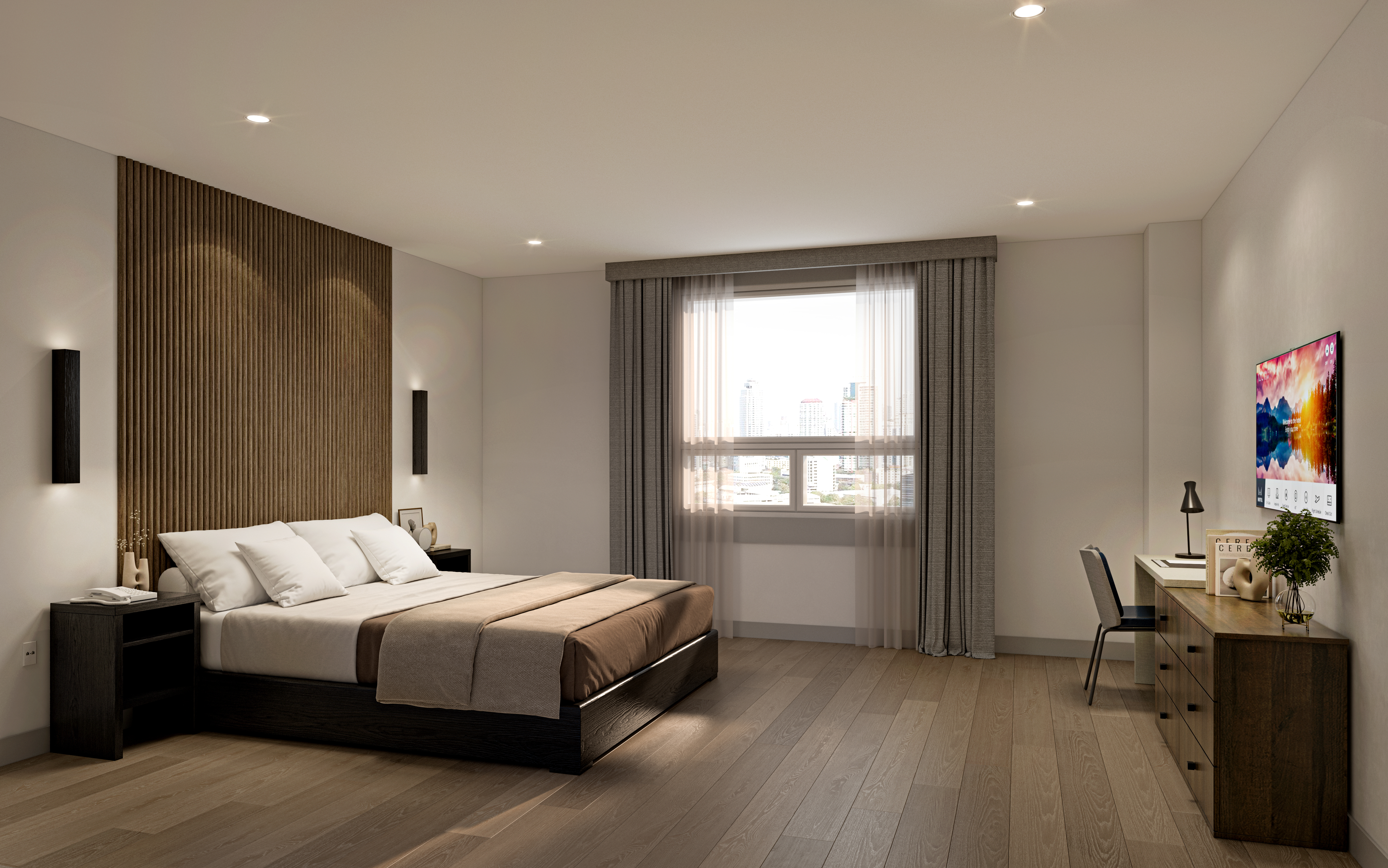 Single Deluxe King Bed