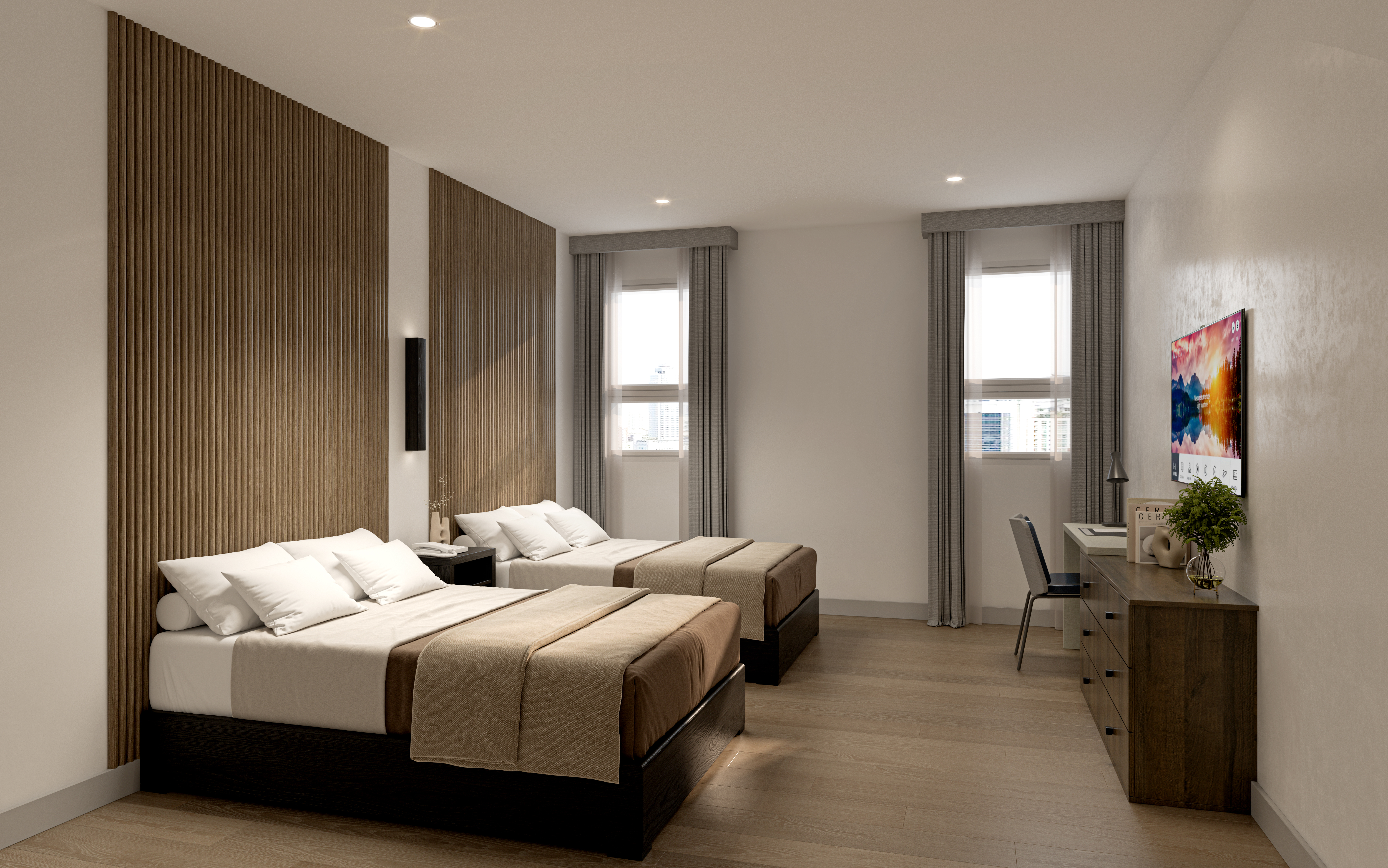 Double with Double Bed