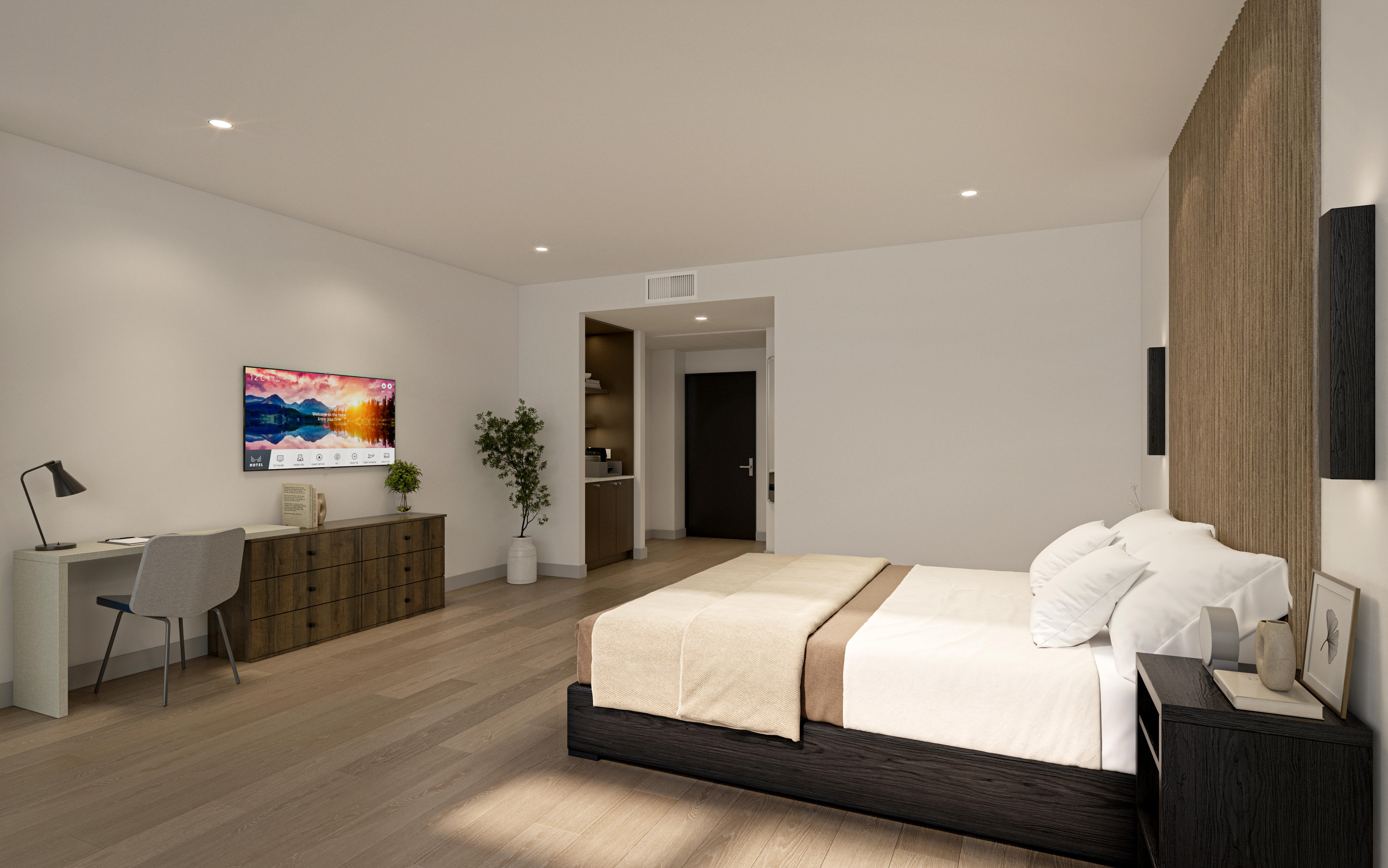 Single Deluxe King Bed