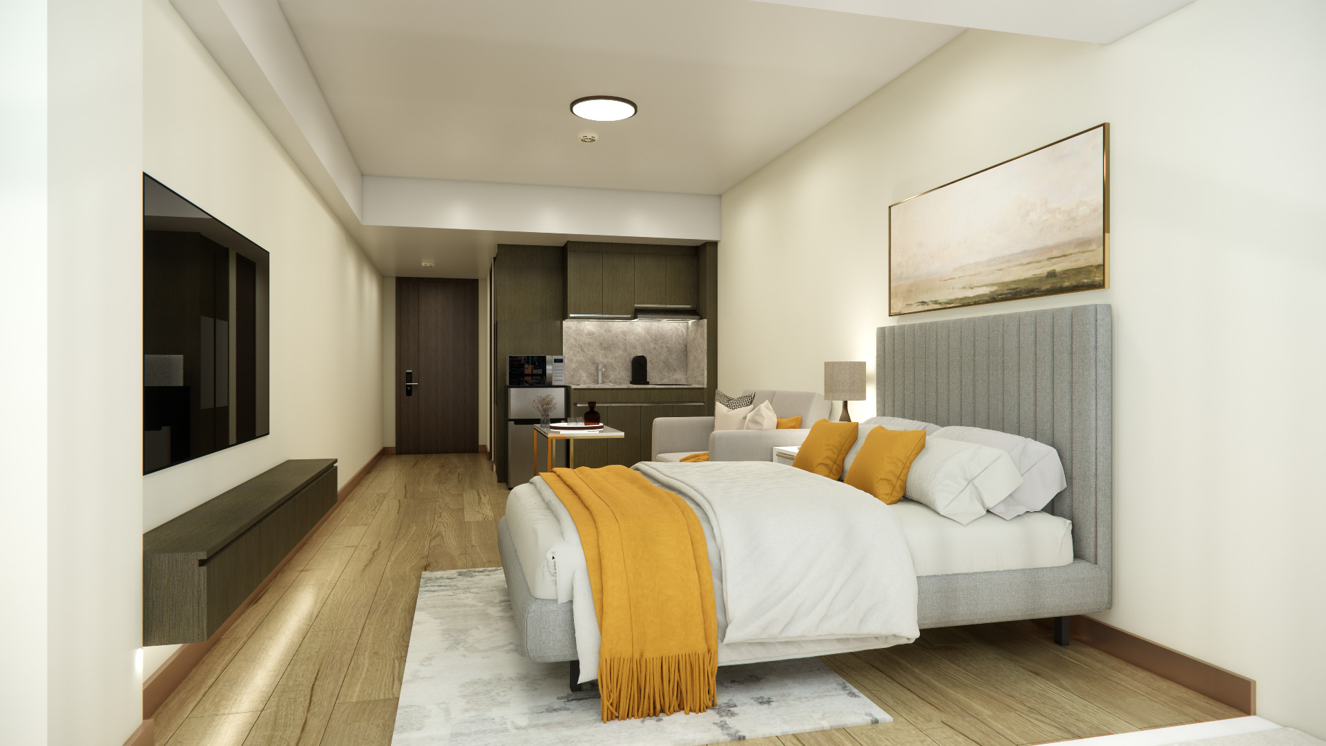 Double Queen Size Bed