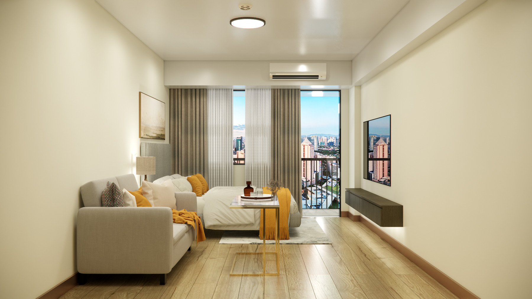 Double Queen Size Bed