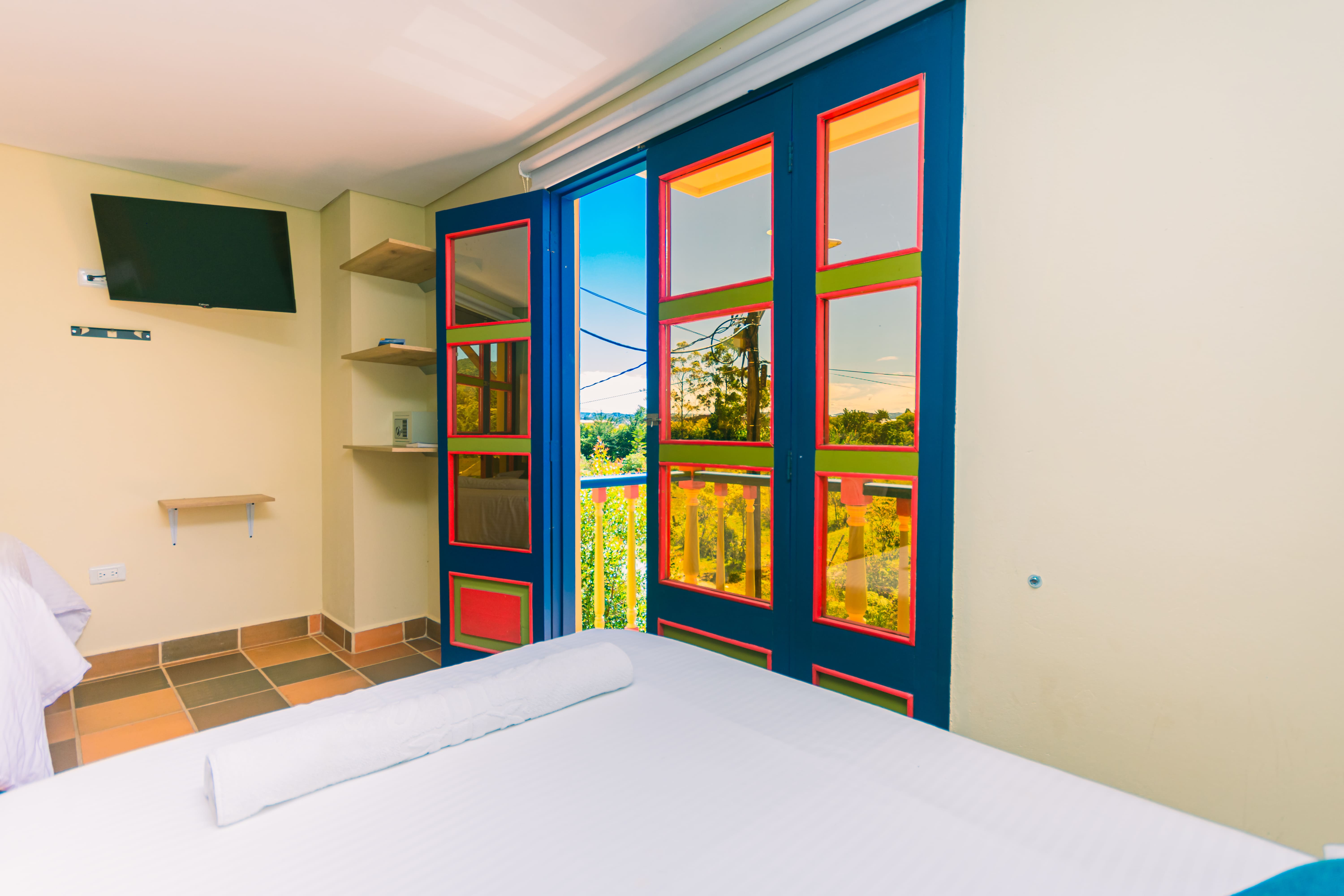 Family Room with Balcony with Views
