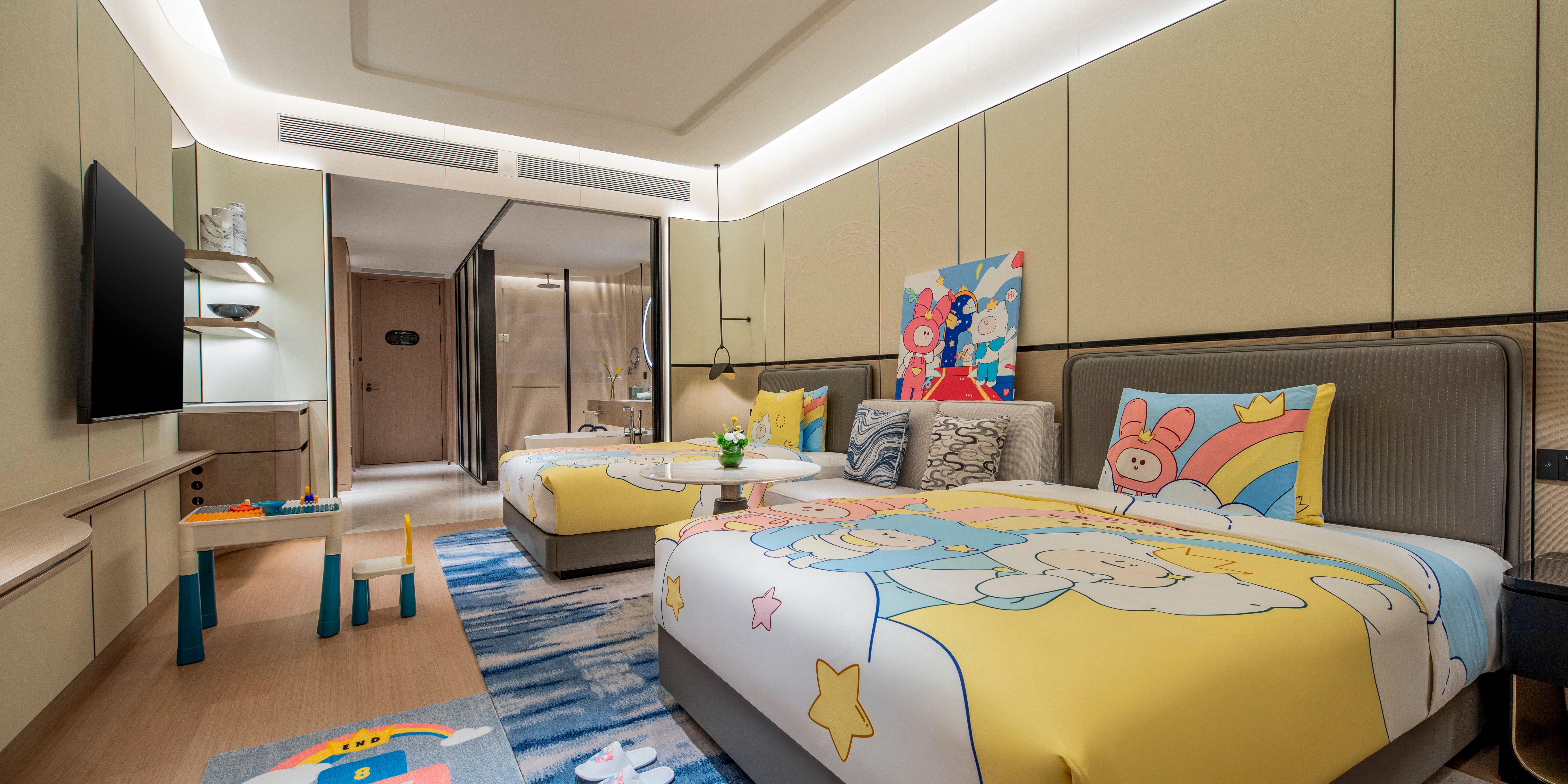 Double Two Double Beds Premium