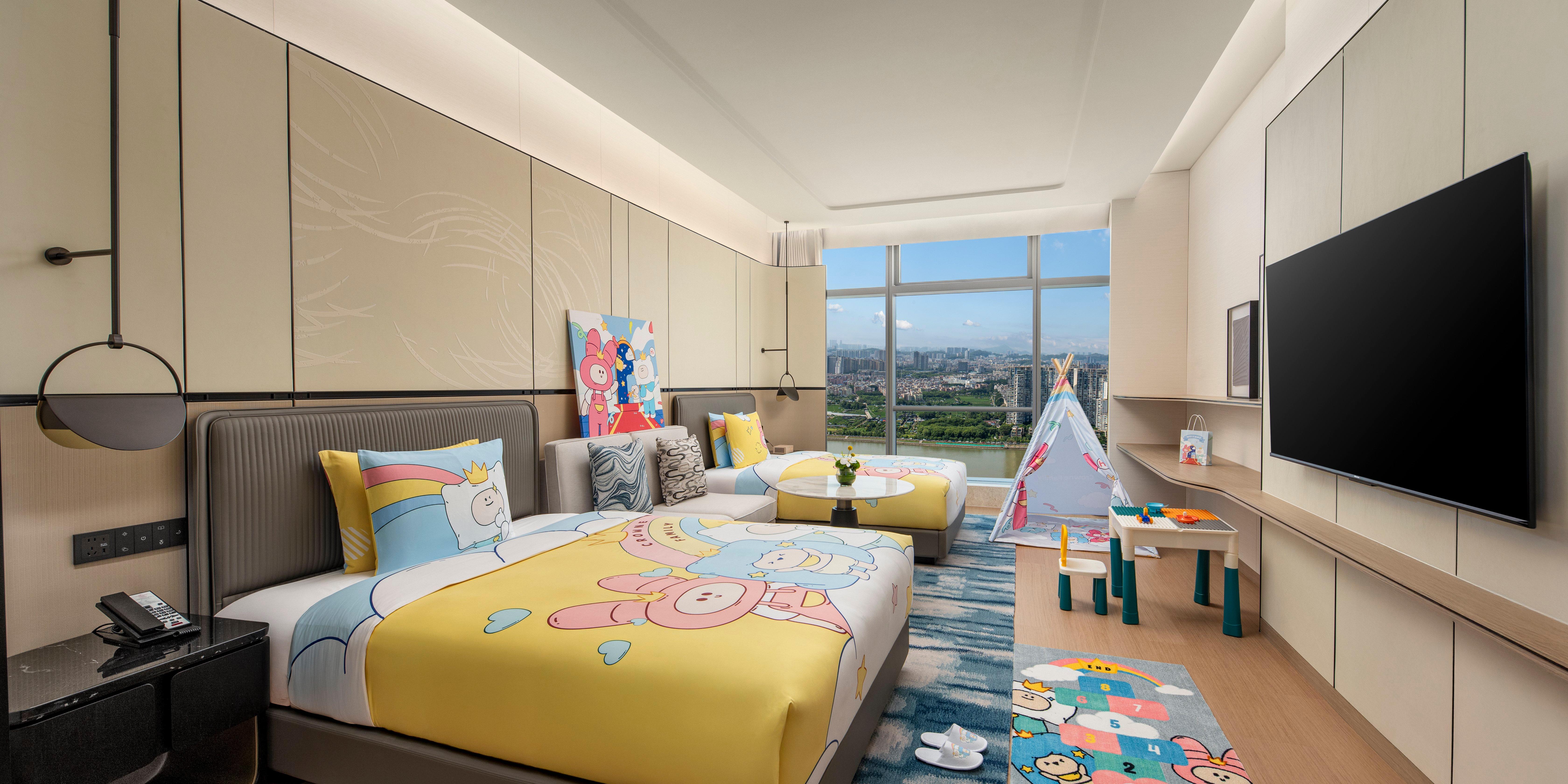 Double Two Double Beds Premium