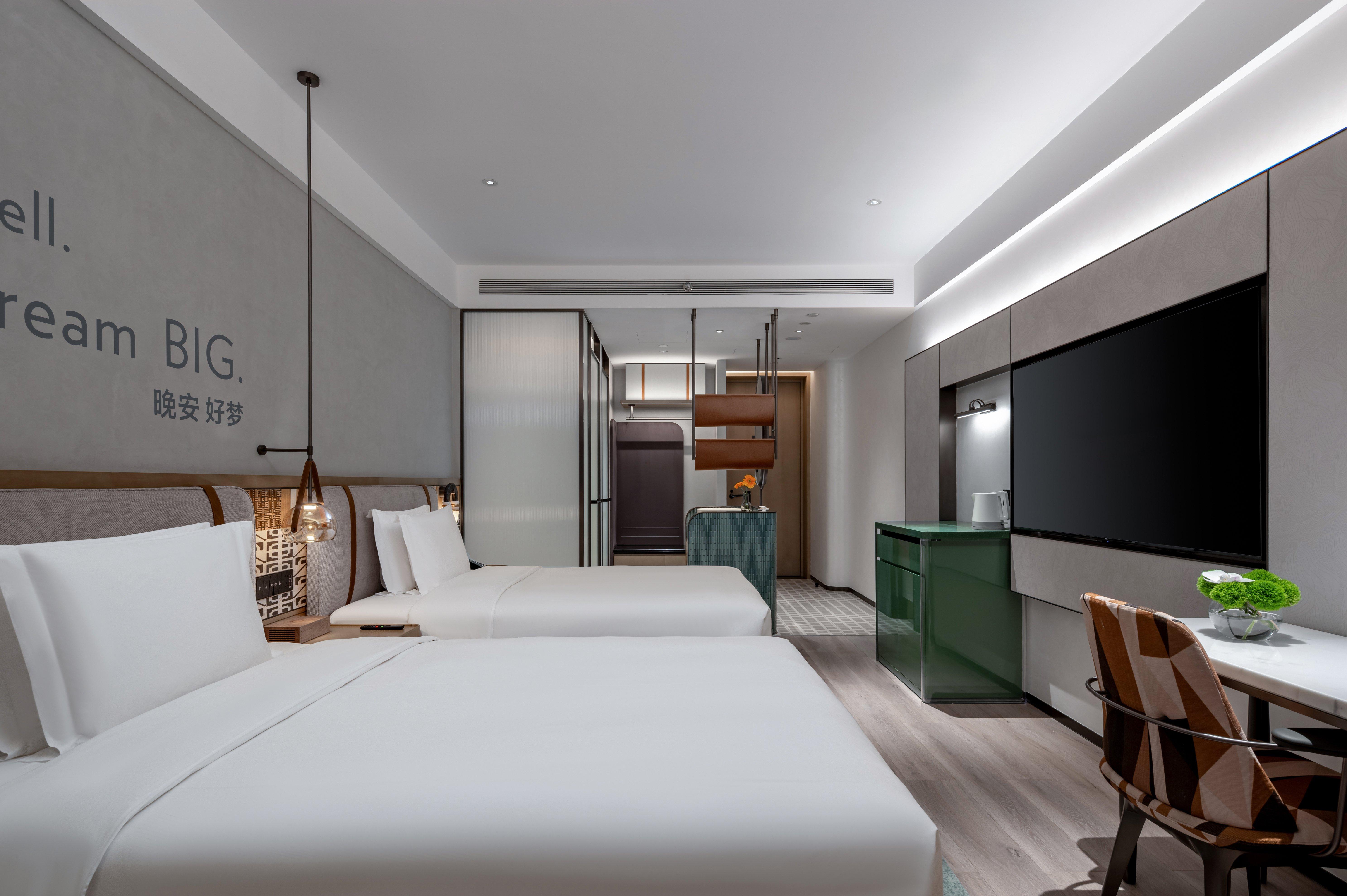 Double Two Double Beds with Views