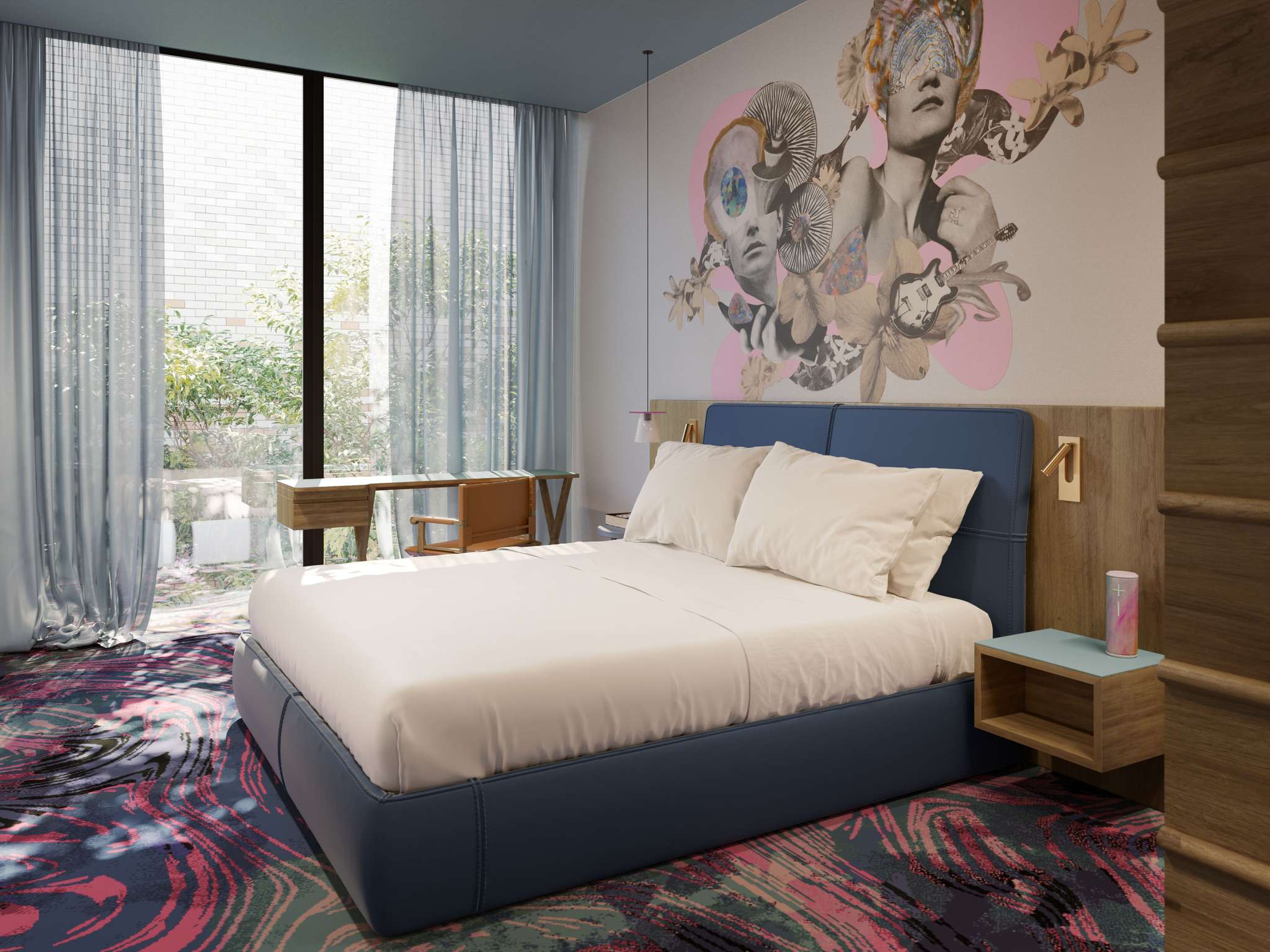 Double King Size Bed