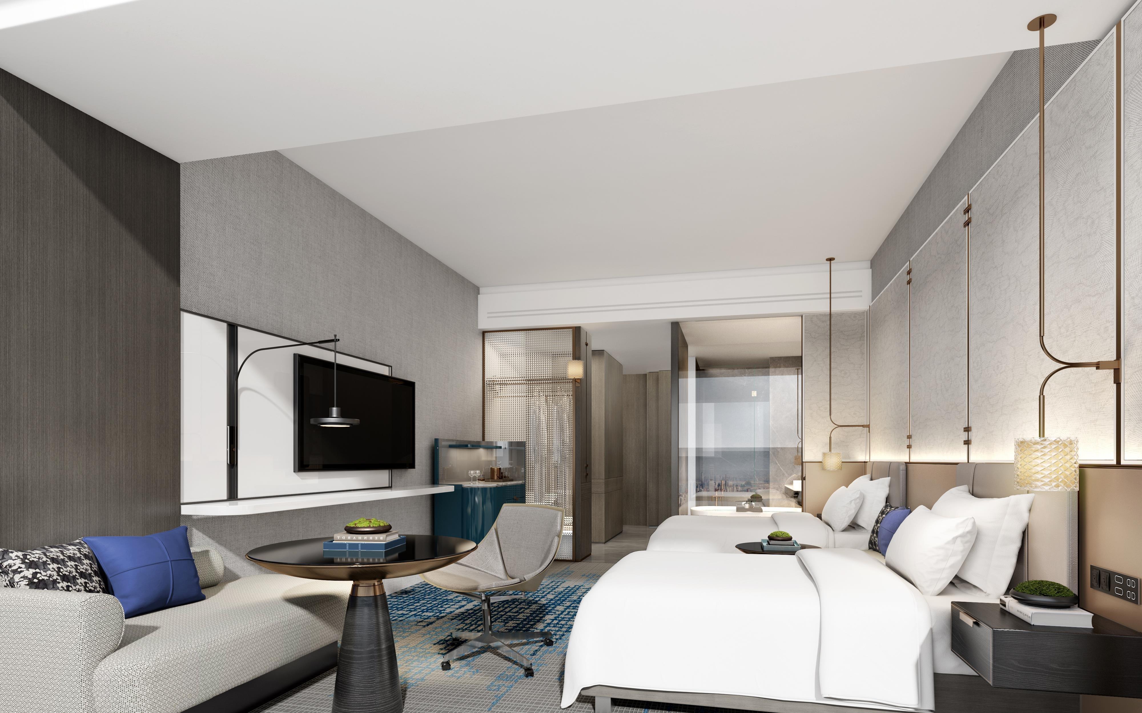 Double Two Double Beds