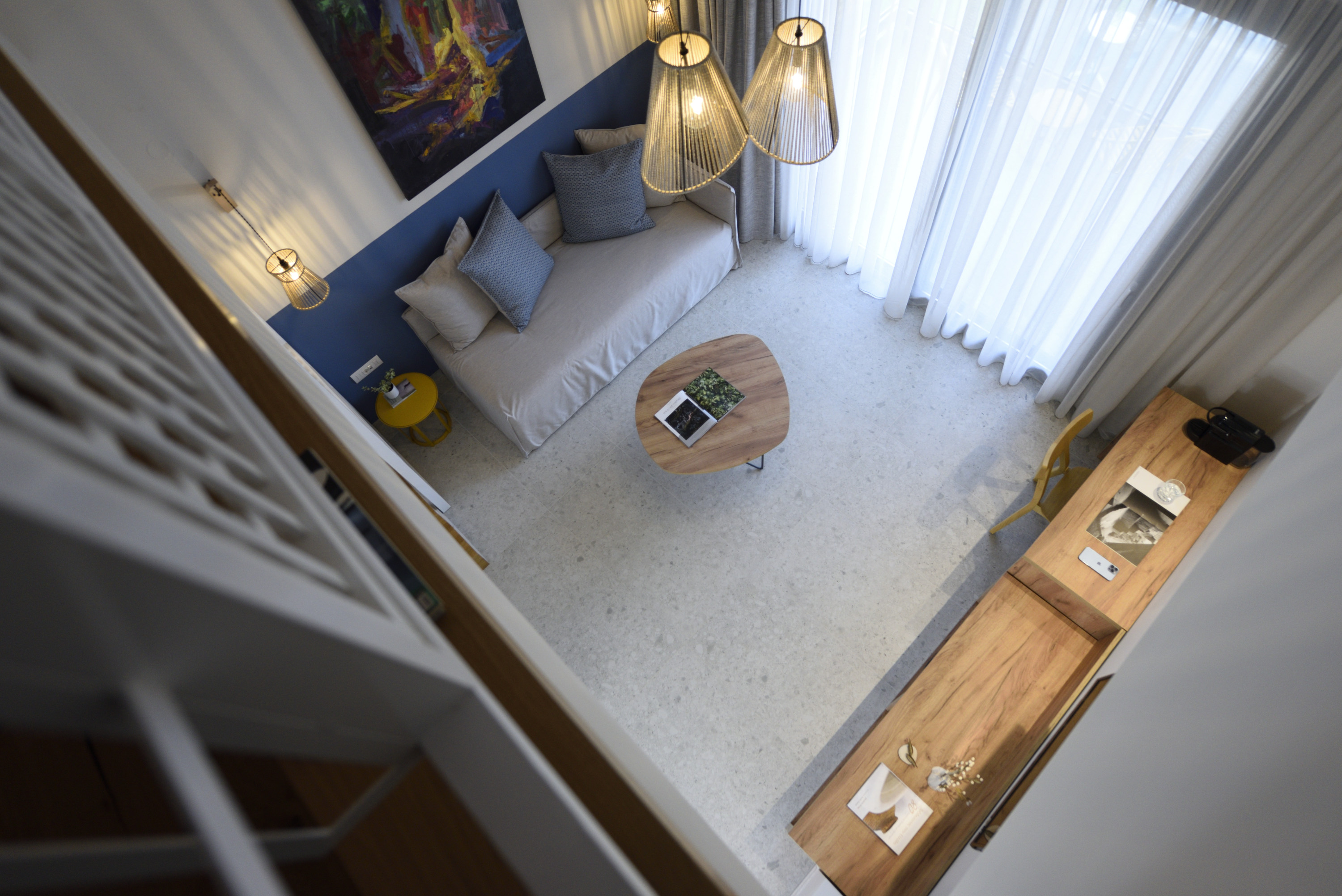 Quadruple with Balcony