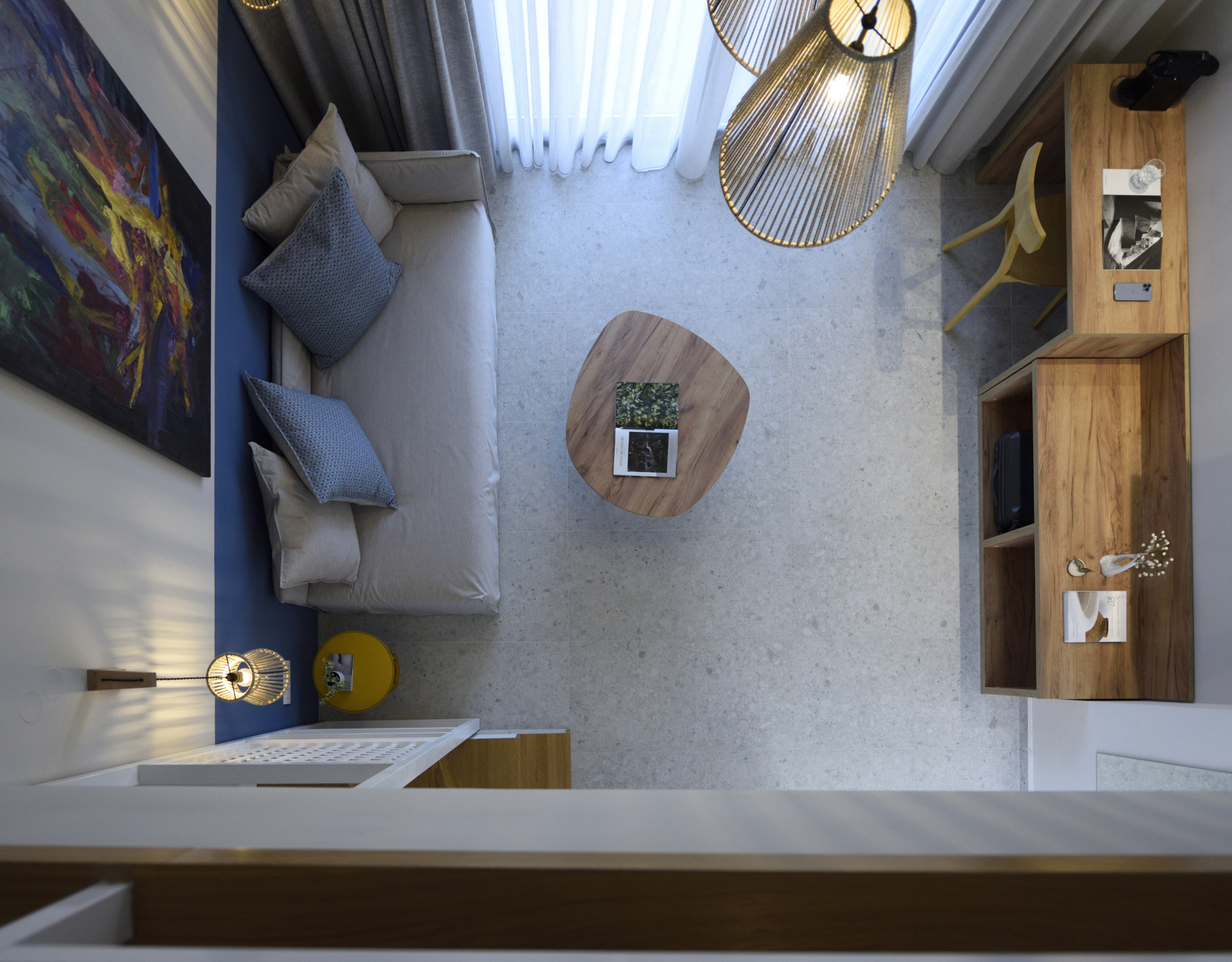 Quadruple with Balcony