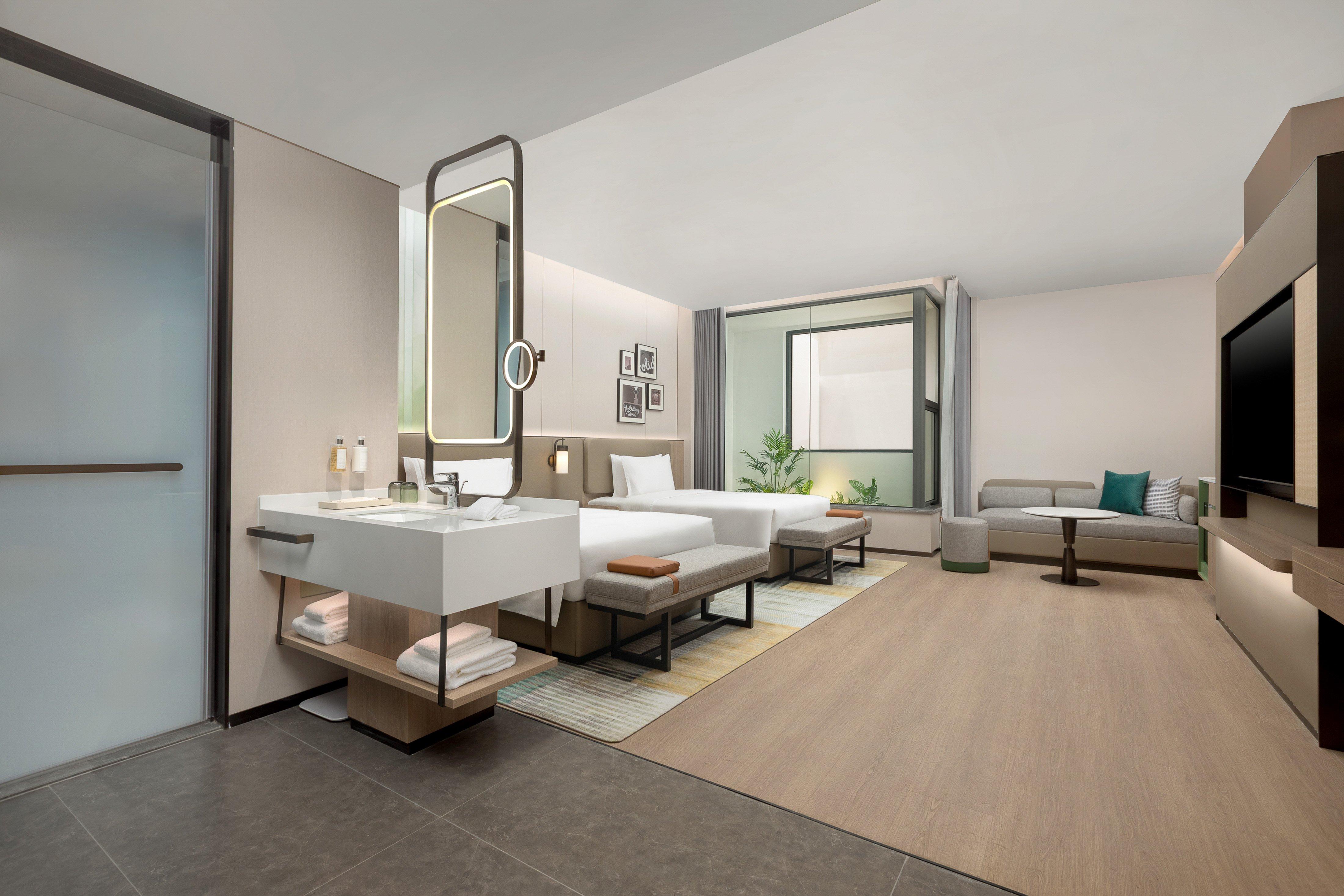 Double Two Double Beds Premium