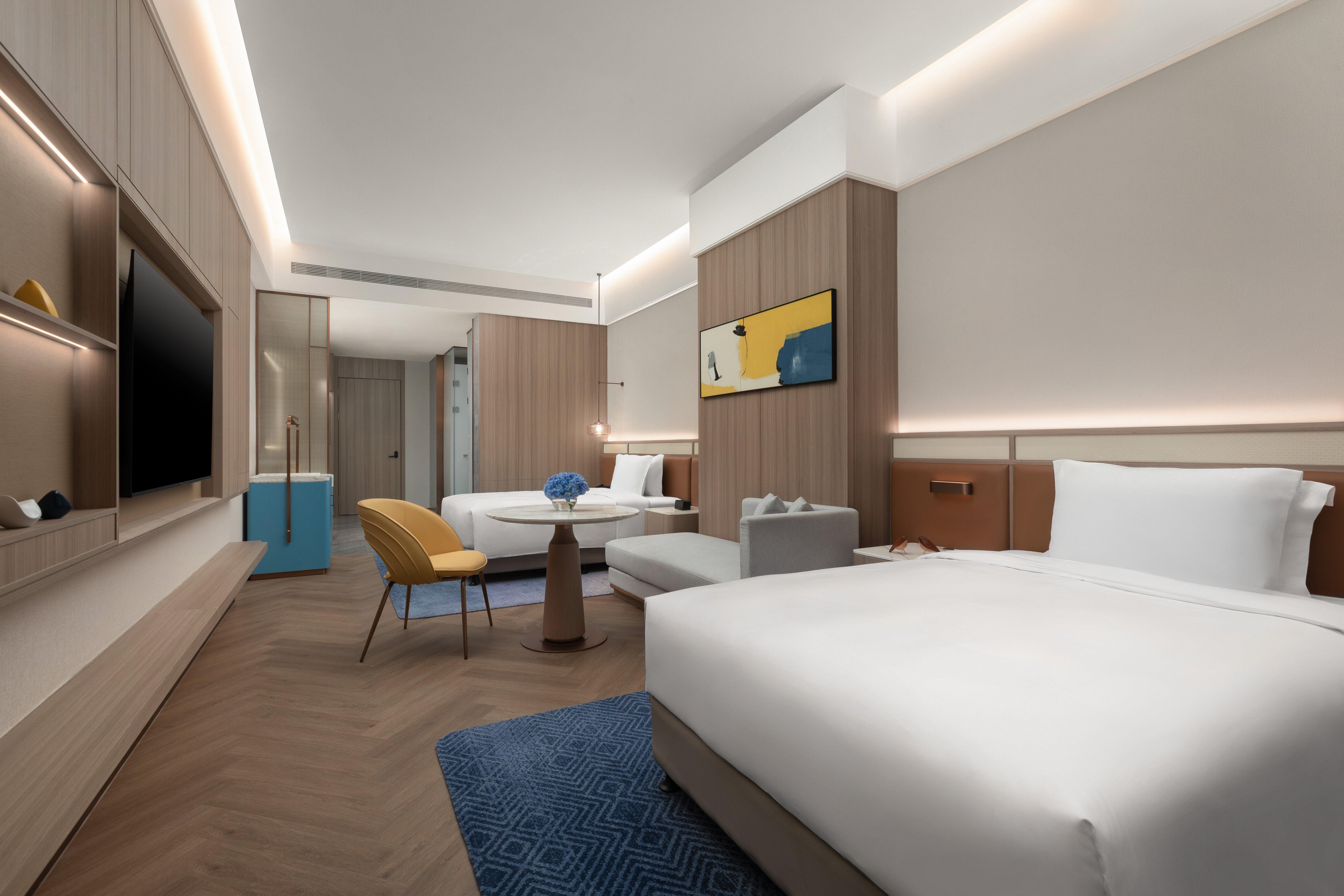 Double Two Double Beds Premium