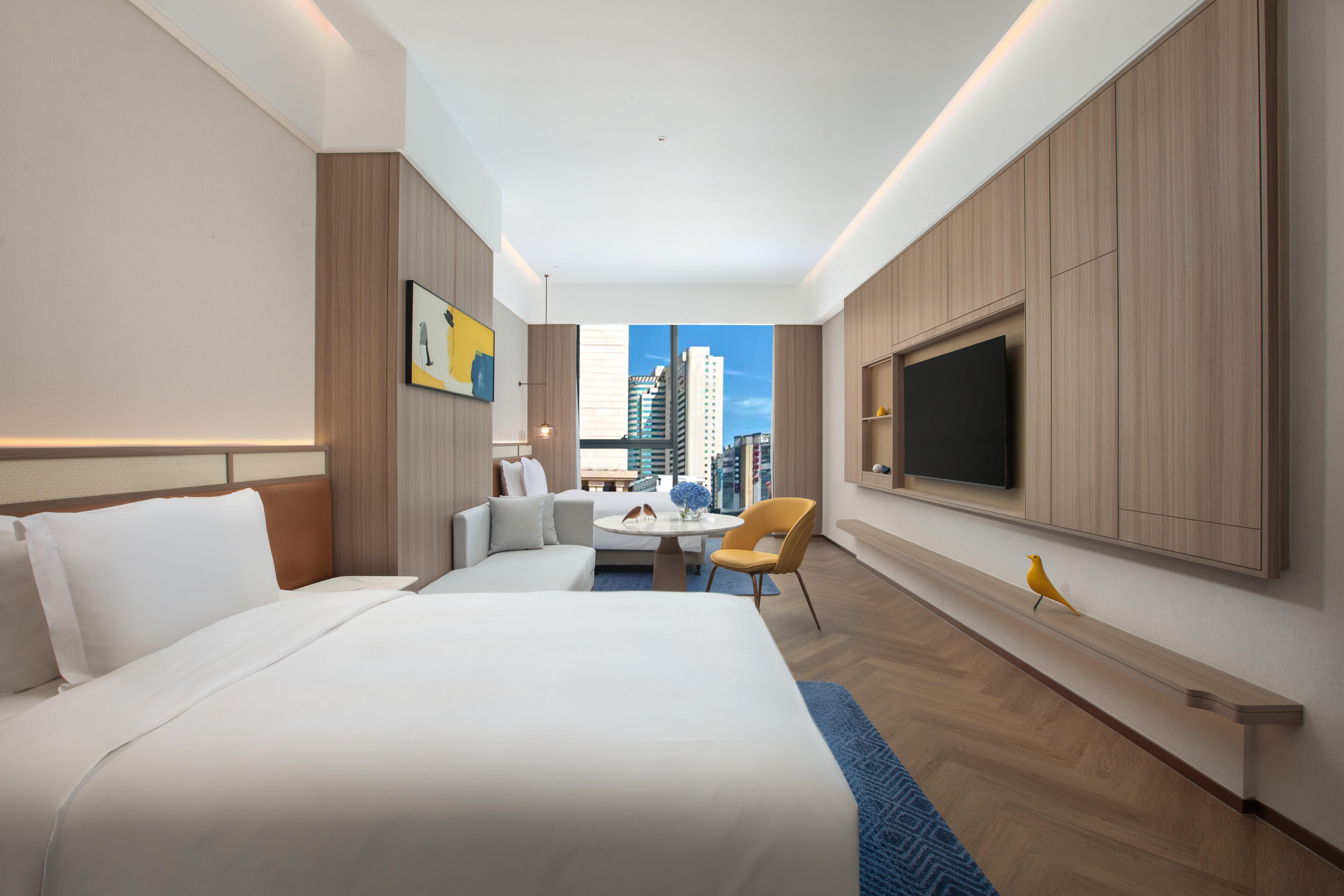 Double Two Double Beds Premium