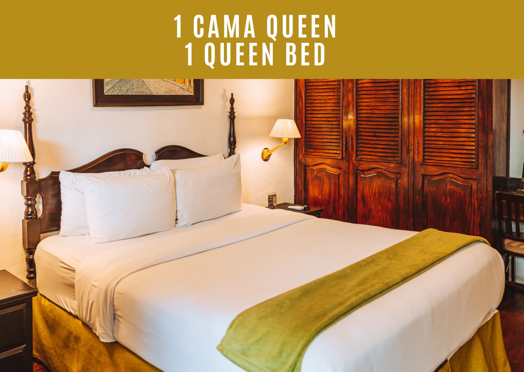 Double Queen Size Bed