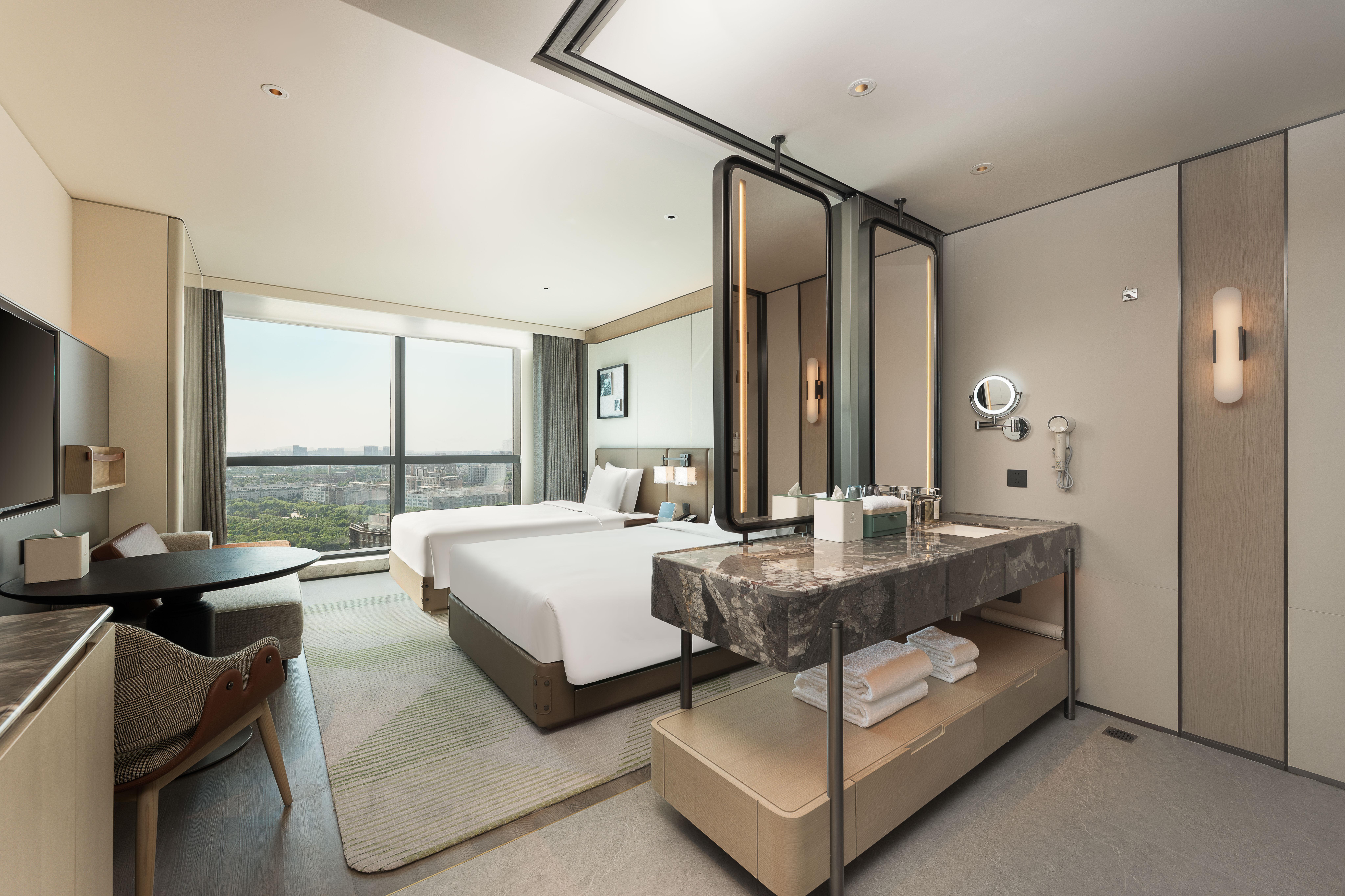 Double City View Two Double Beds