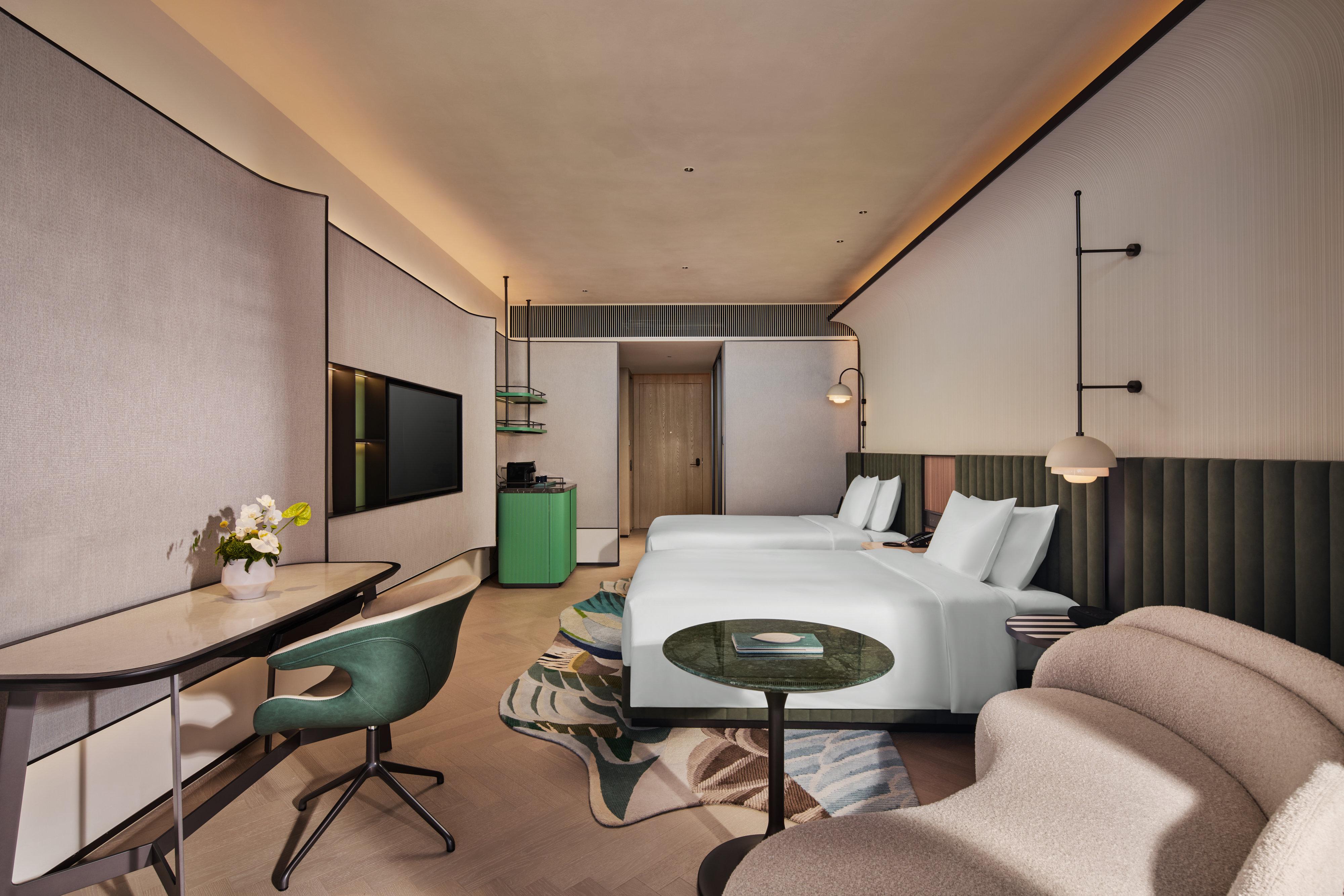 Double Two Double Beds with Views