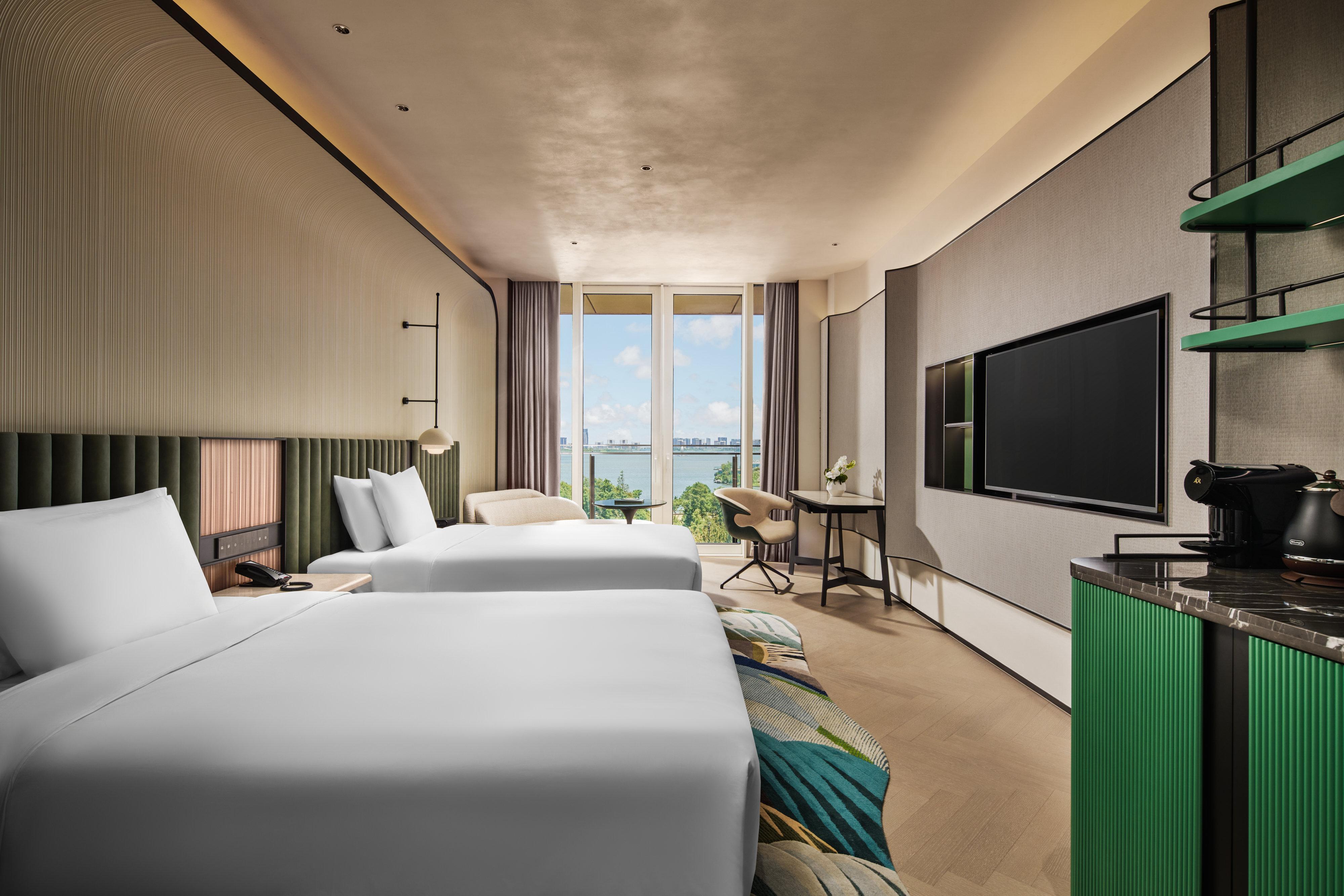 Double Two Double Beds with Views