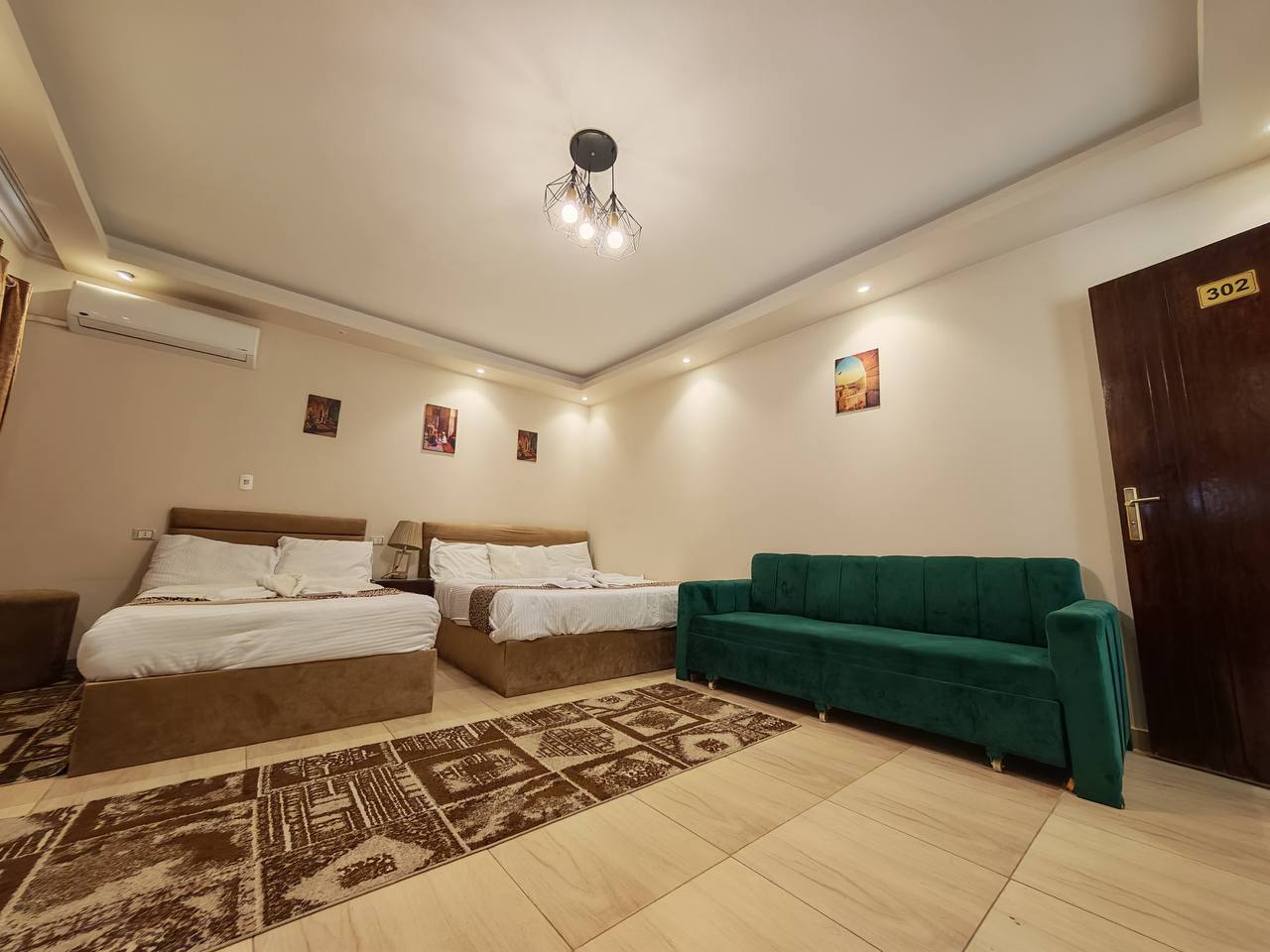 Double or Twin Two Bedrooms One Bathroom