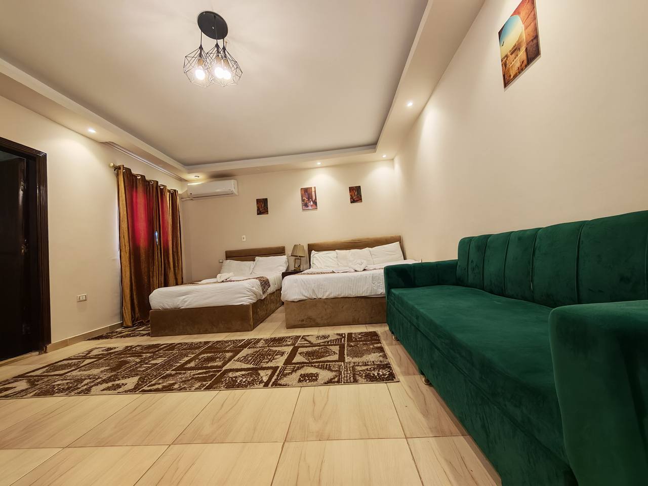 Double or Twin Two Bedrooms One Bathroom