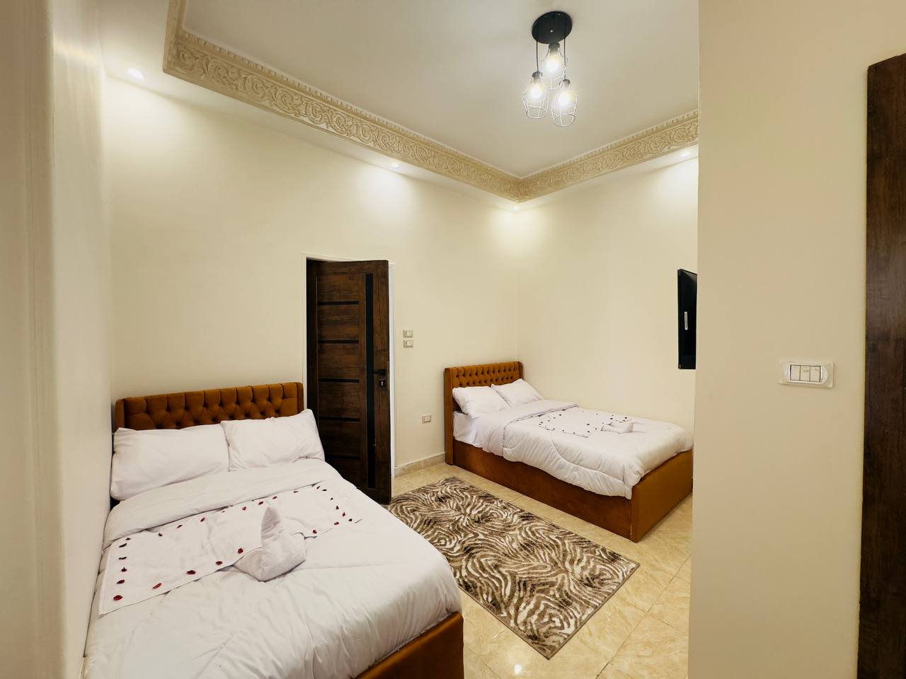 Double or Twin Two Bedrooms One Bathroom