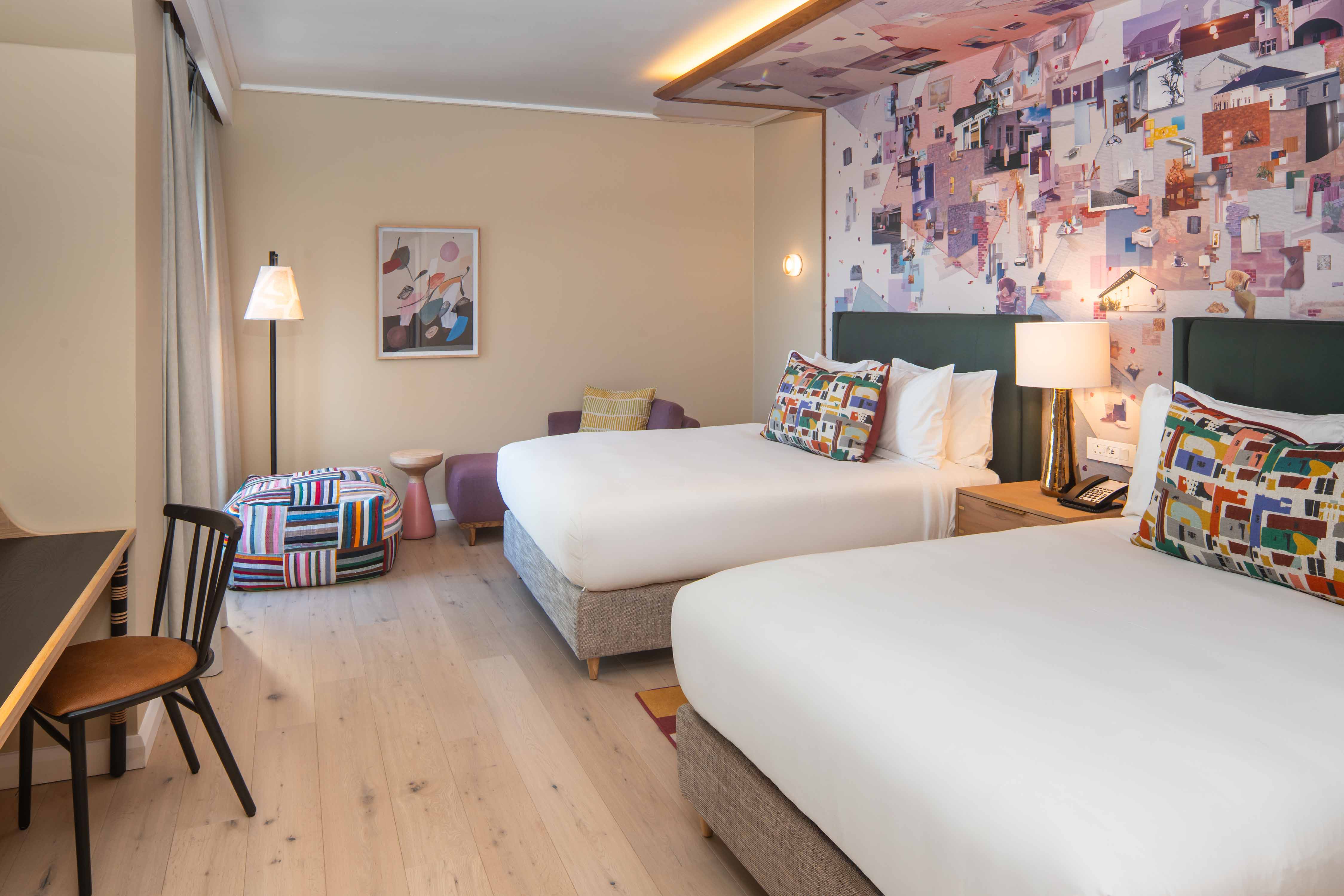 Double Two Queen Beds