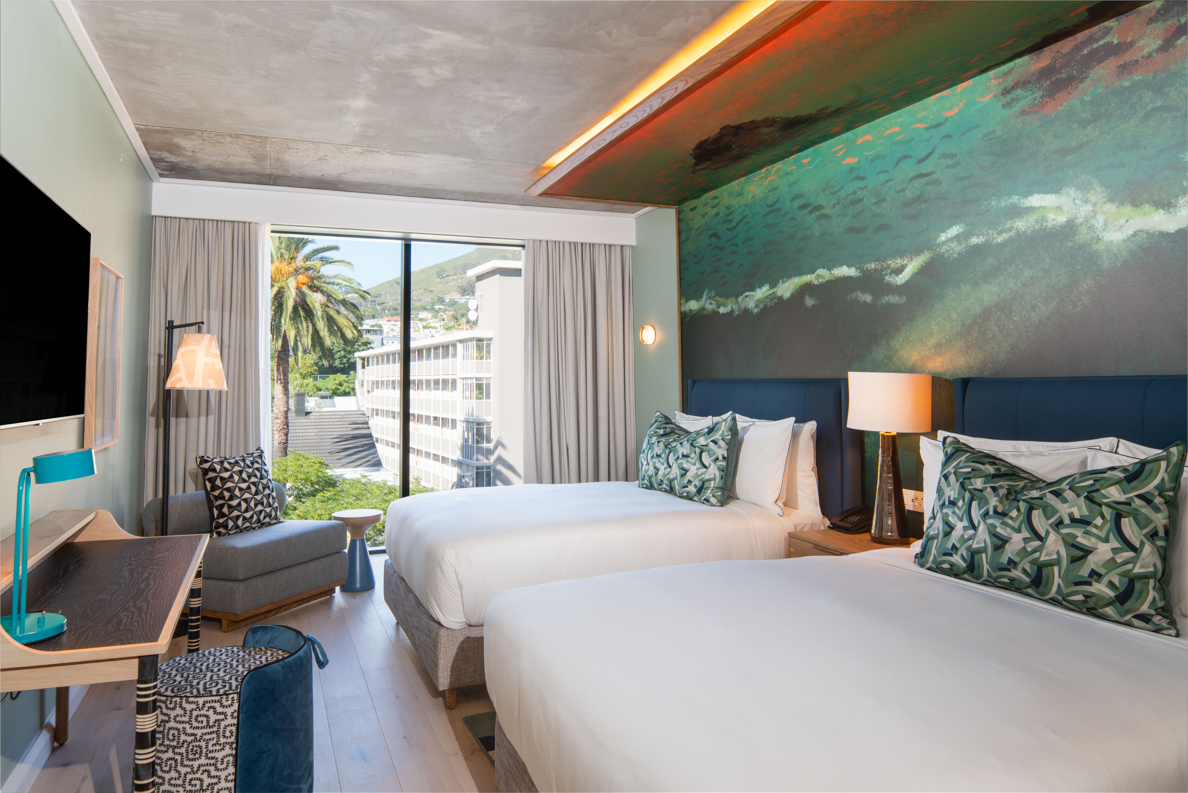 Double Two Queen Beds