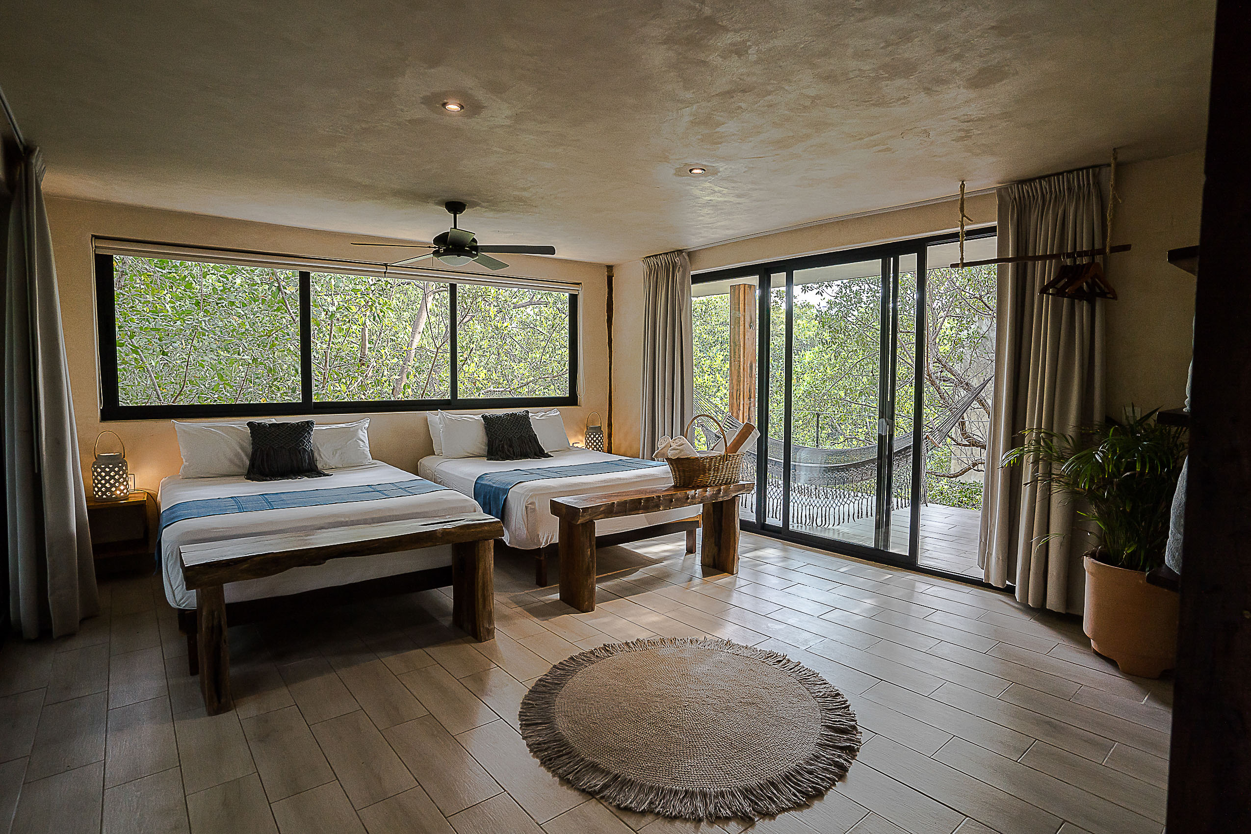 Quadruple with Double Bed