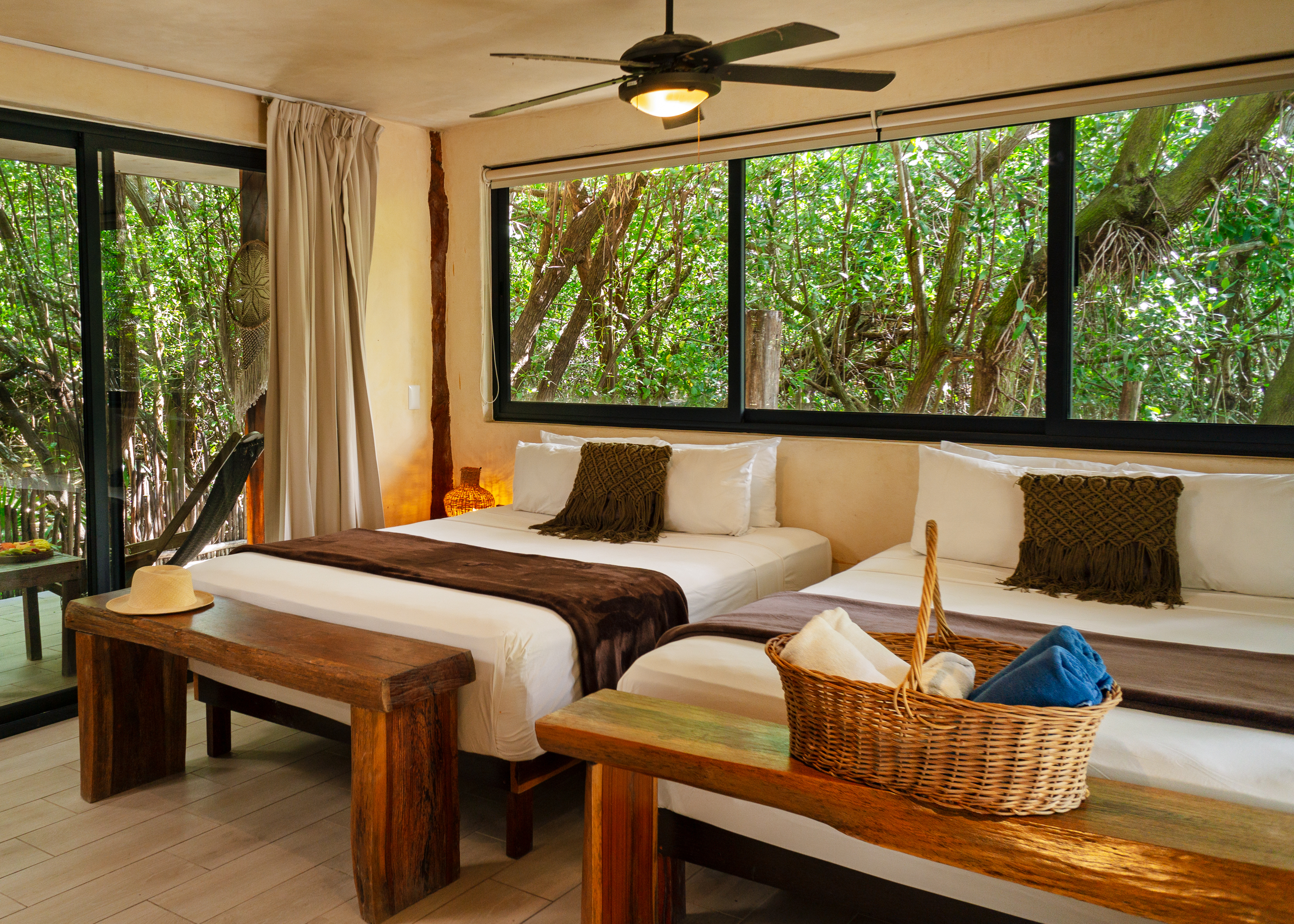 Quadruple with Double Bed