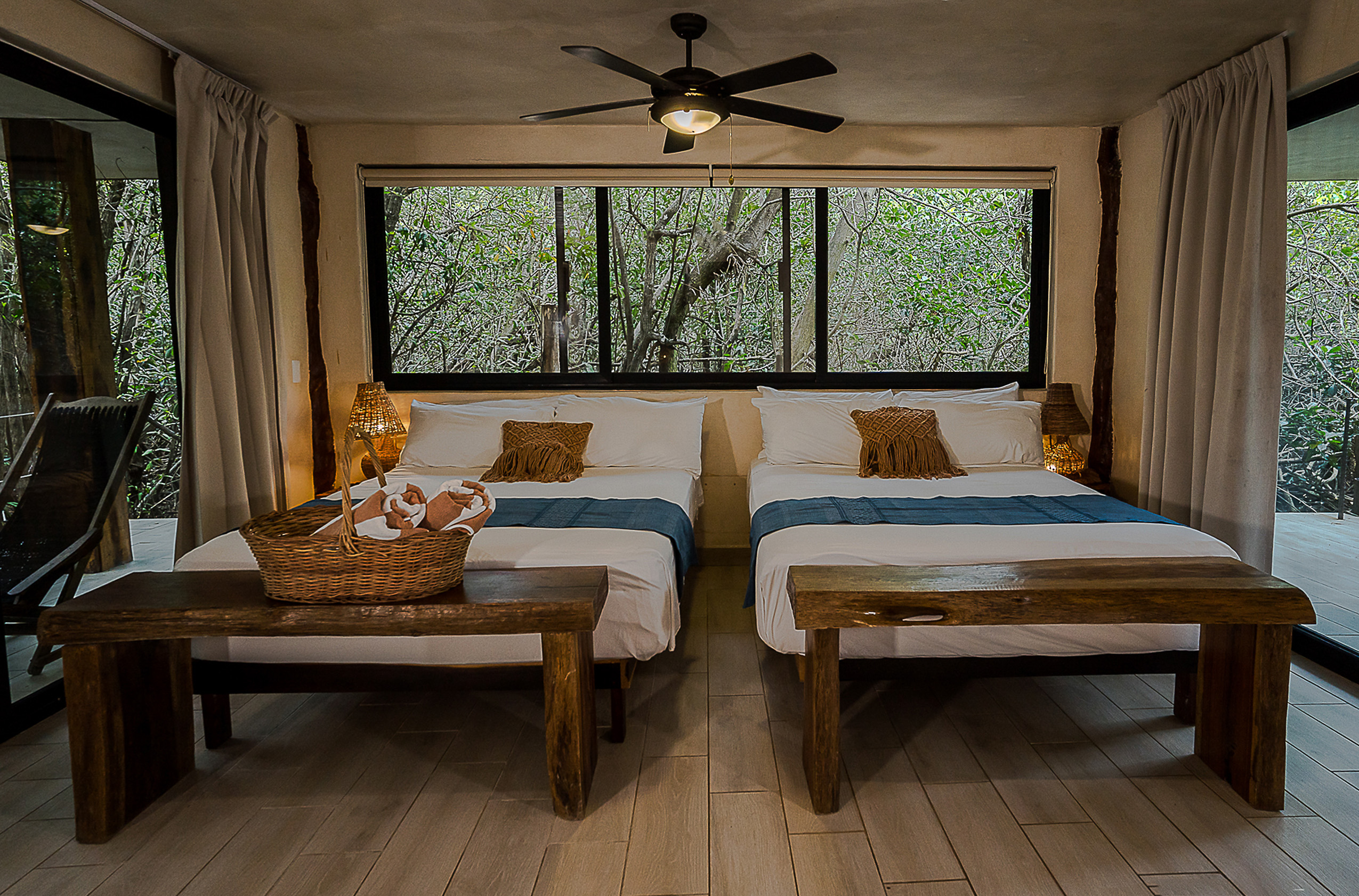 Quadruple with Double Bed