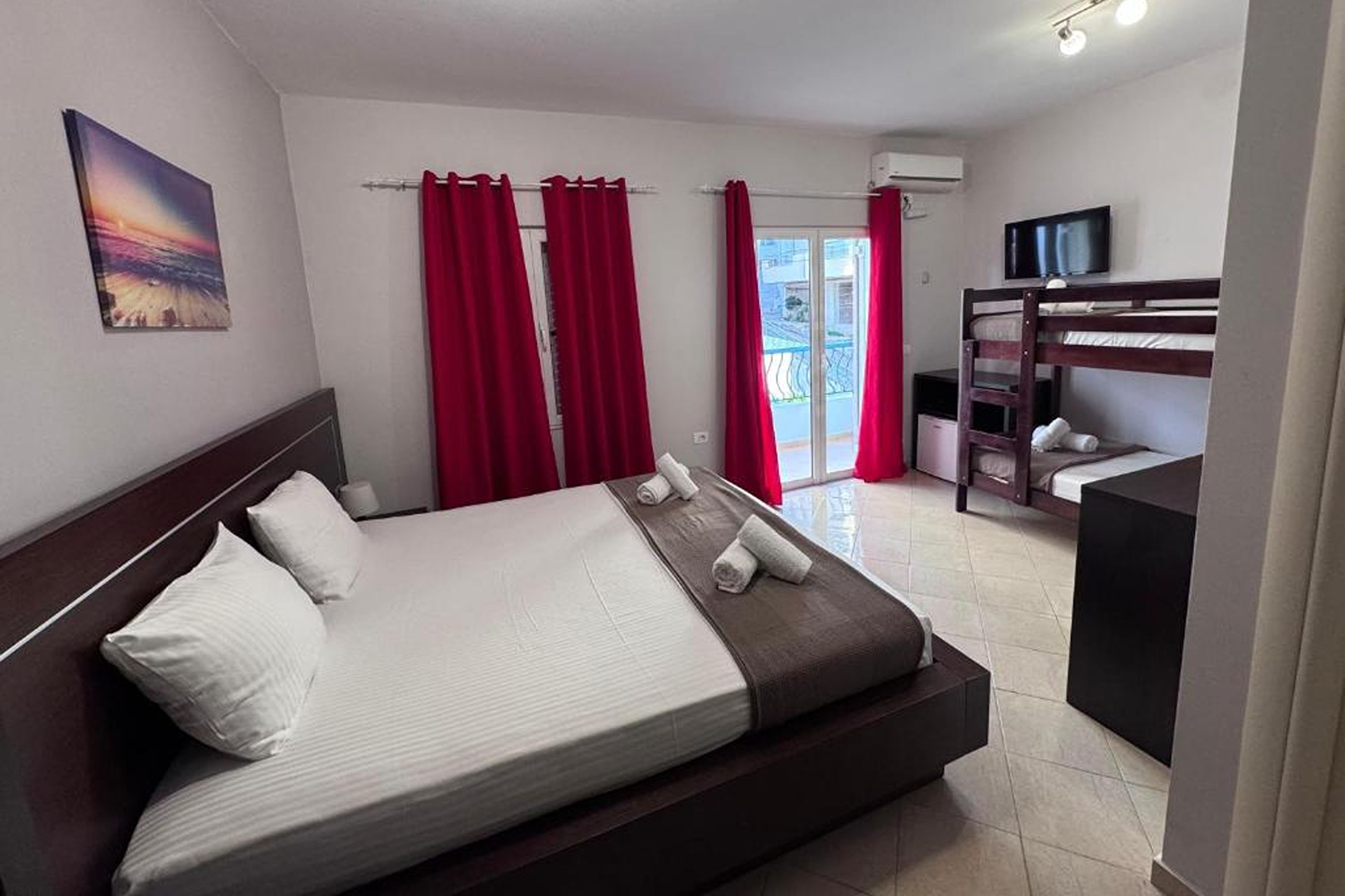 Quadruple with Balcony