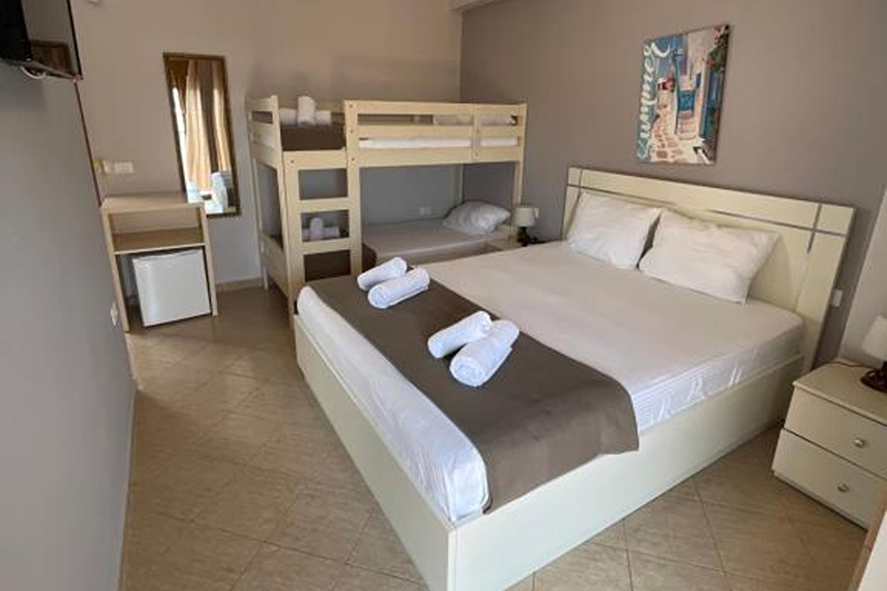 Quadruple with Balcony