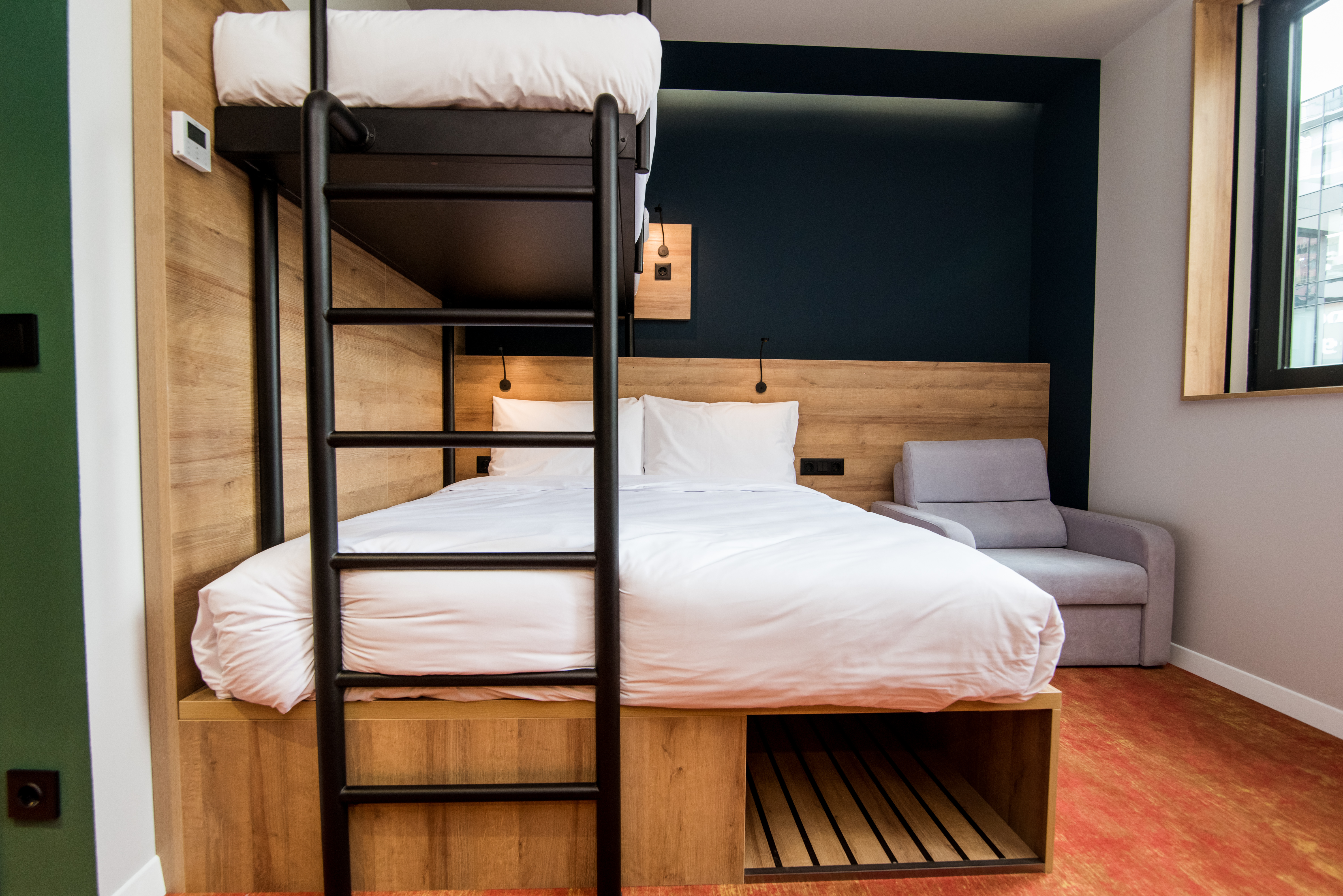 Triple with Double Bed