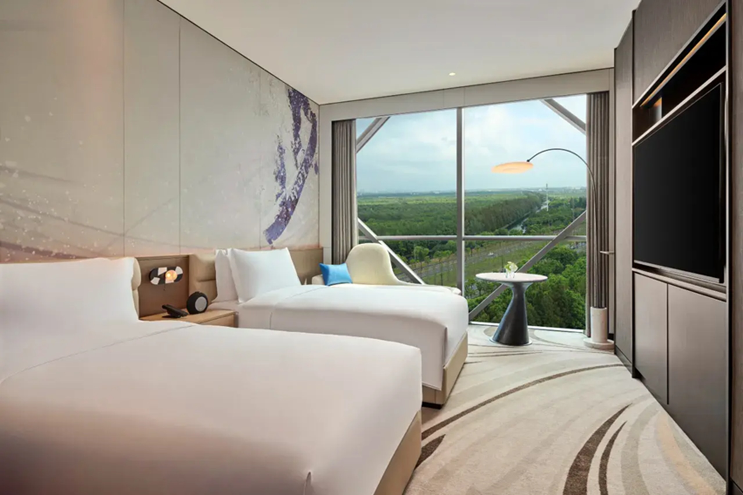 Quadruple Accessible Two Double Beds