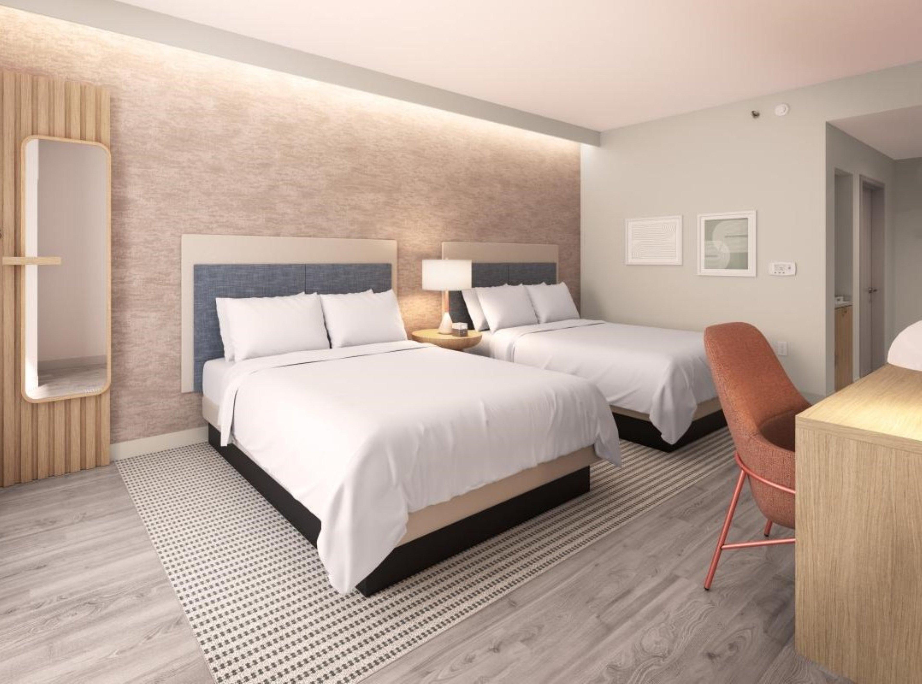 Quadruple Two Queen Beds