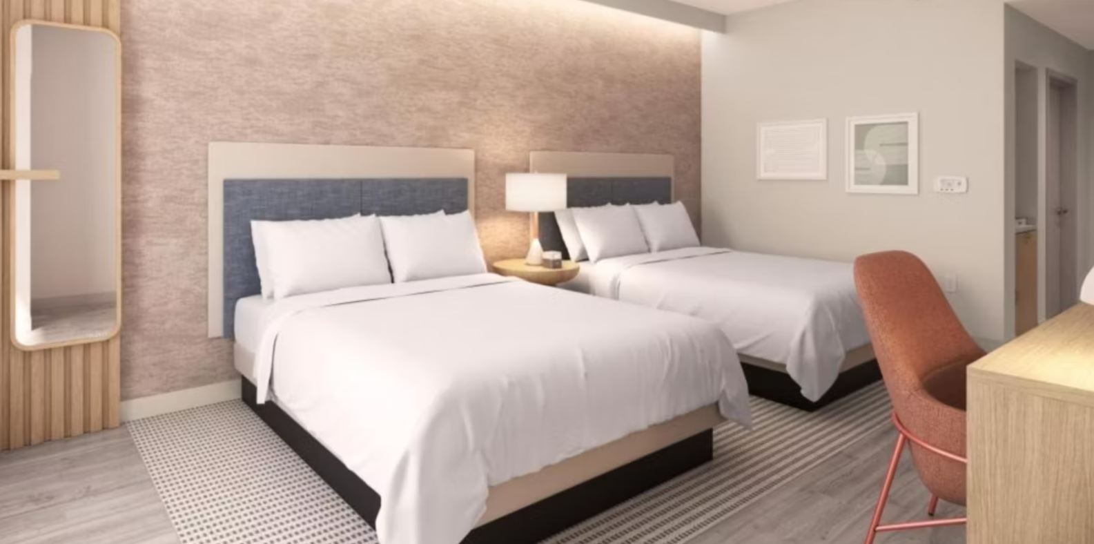 Quadruple Accessible-two Queen Beds