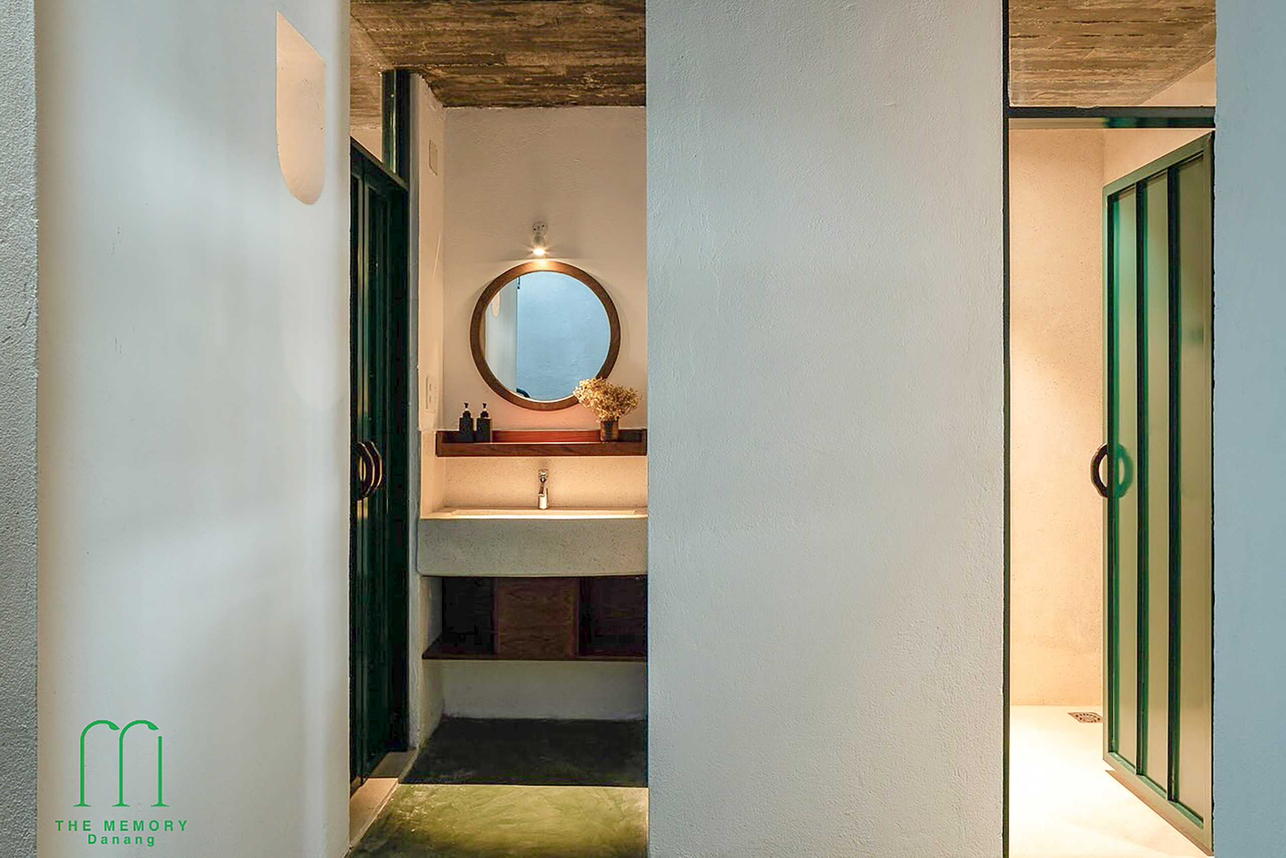 Bed in Dormitory Female Room with Shared Bathroom