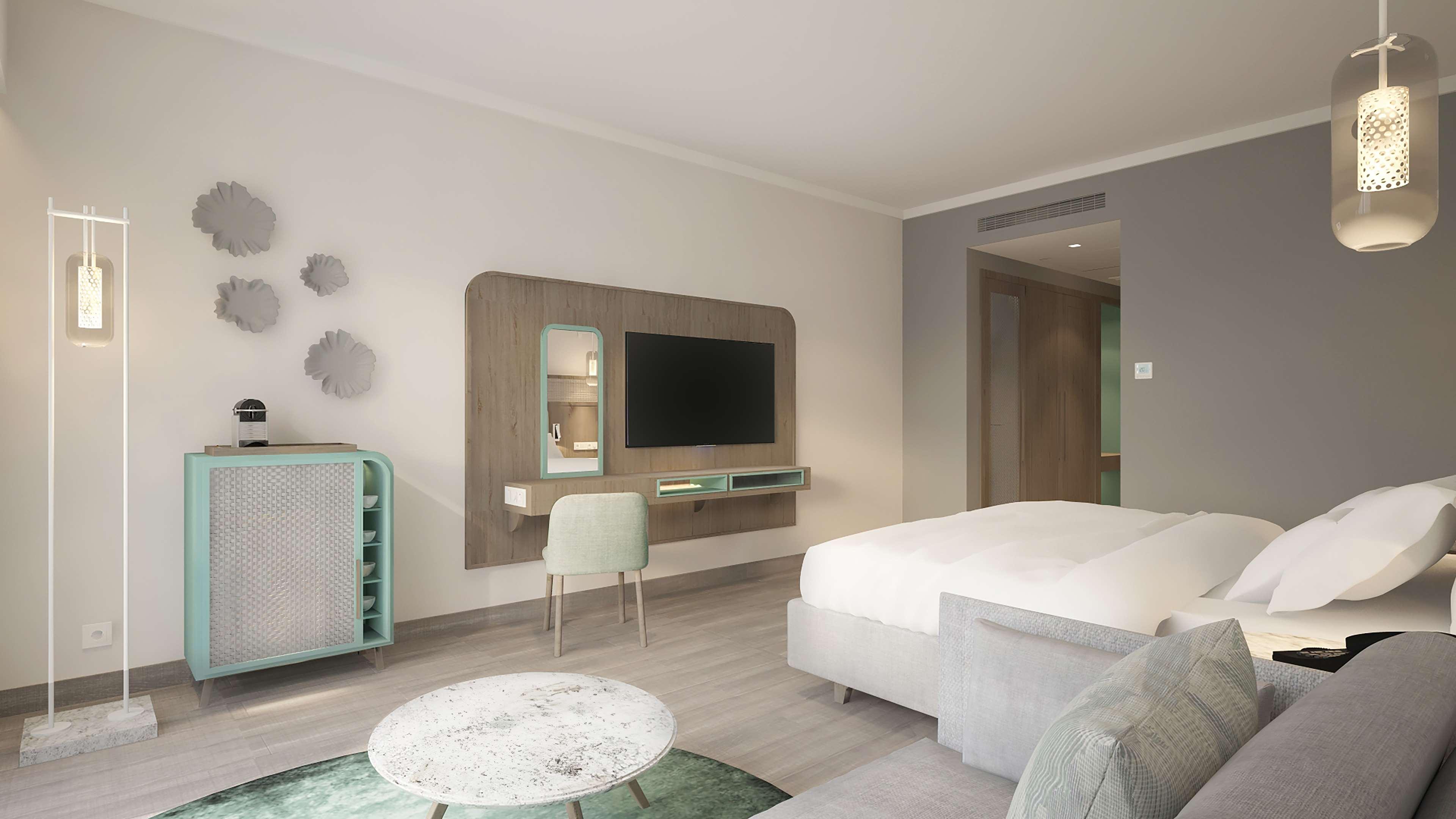 Double Guest Room King Bed