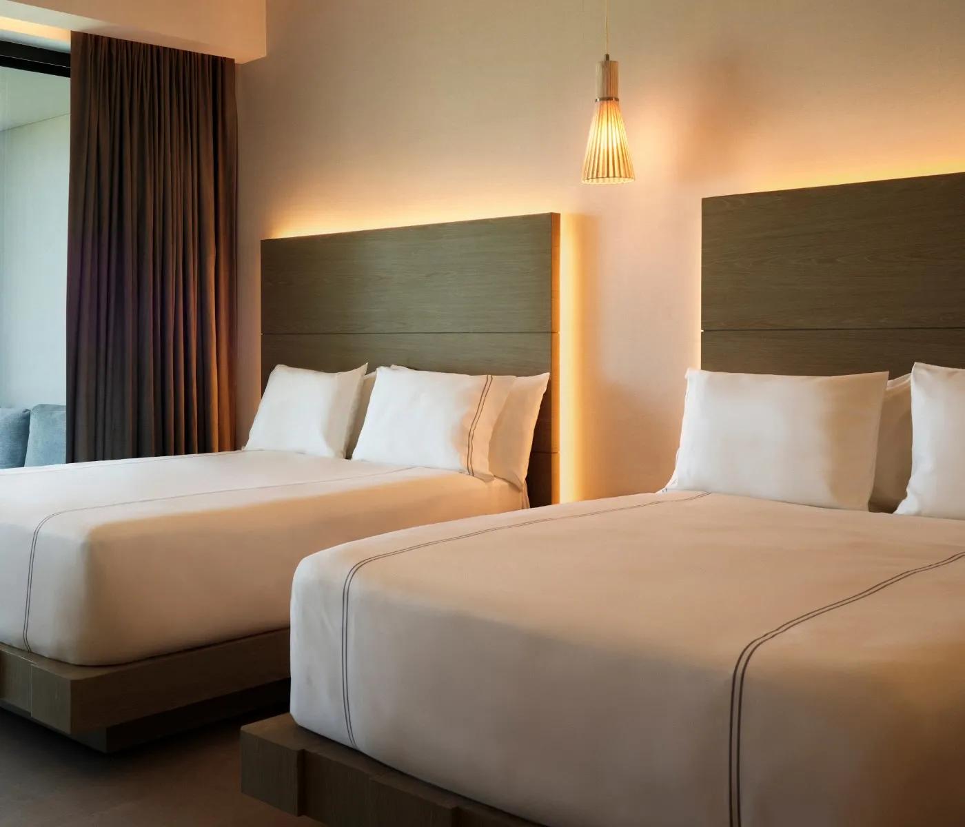 Double Two Queen Beds