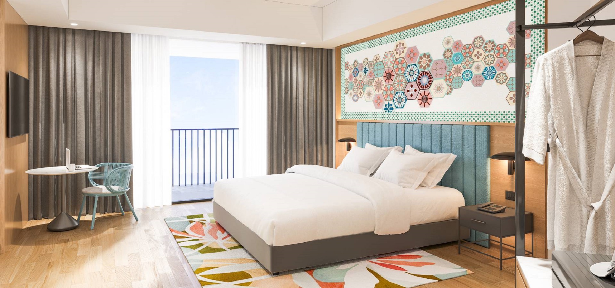 Double Single King Size Bed