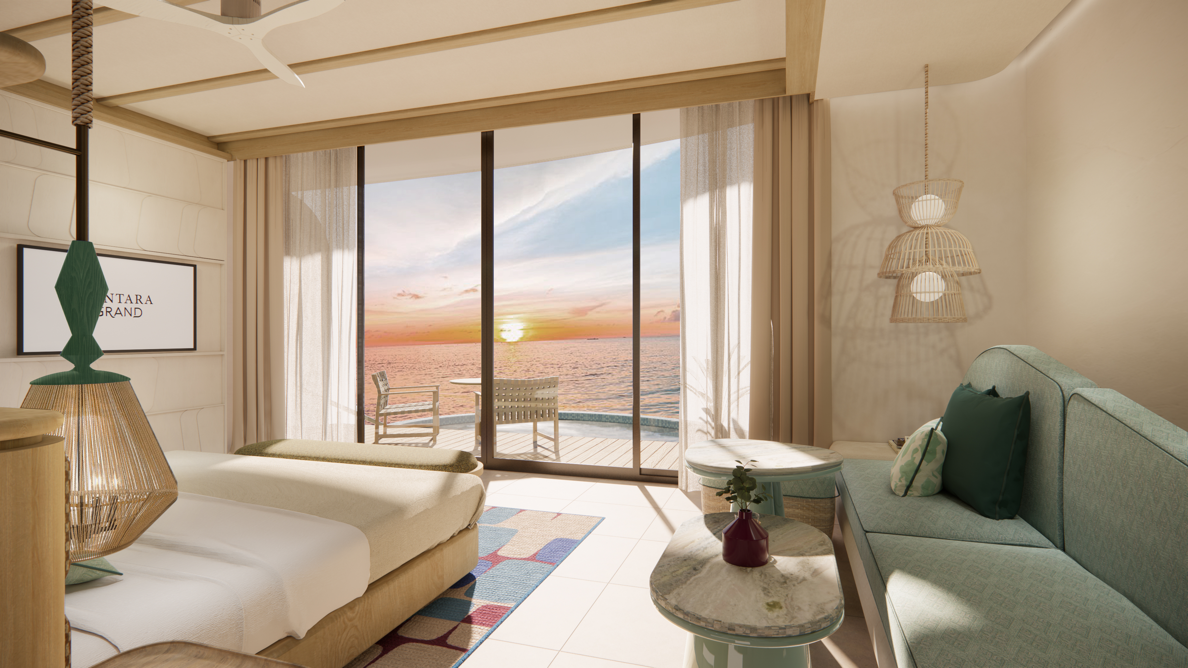 Twin Overwater with Pool