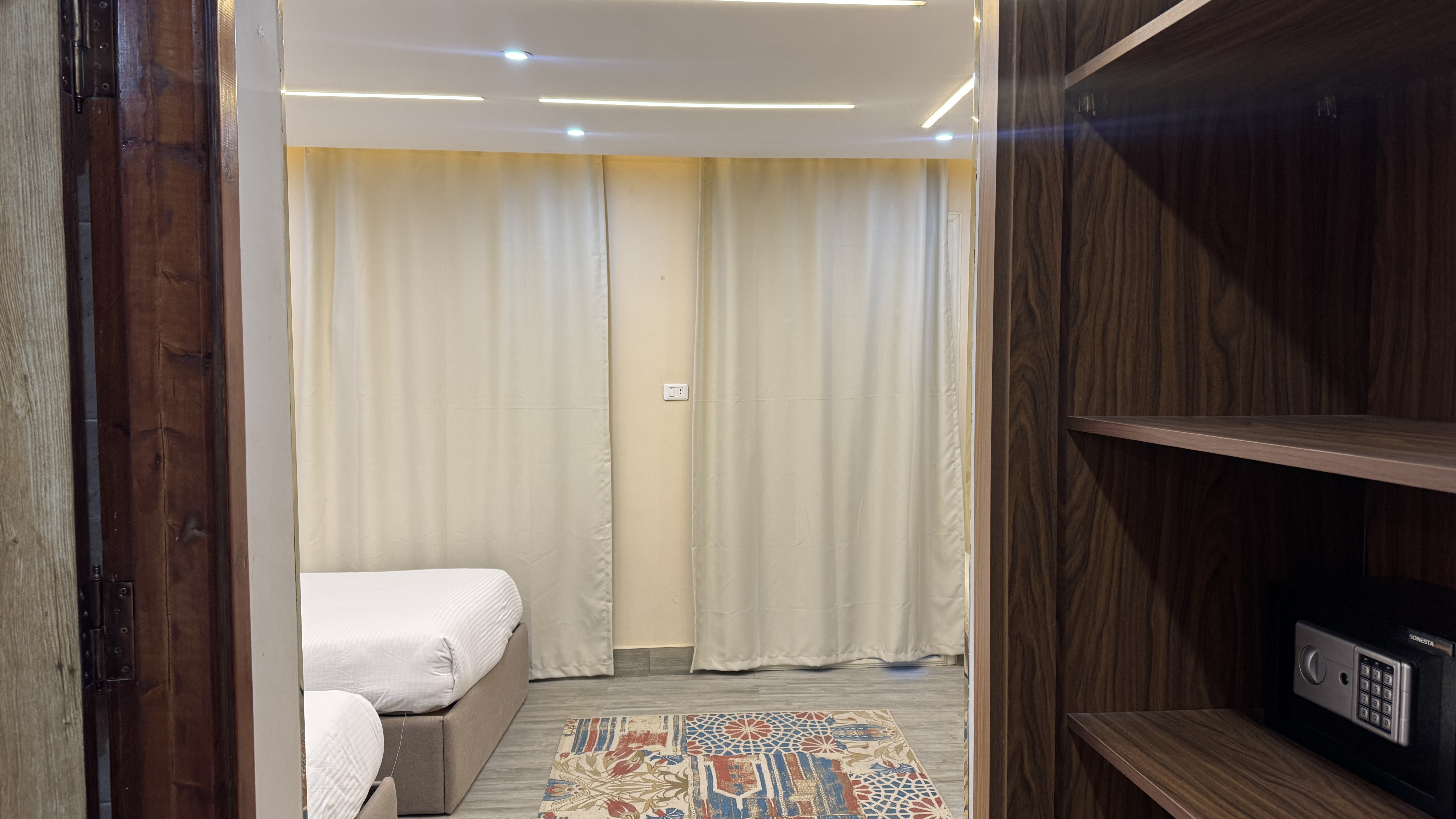 Double Two Double Beds with Views