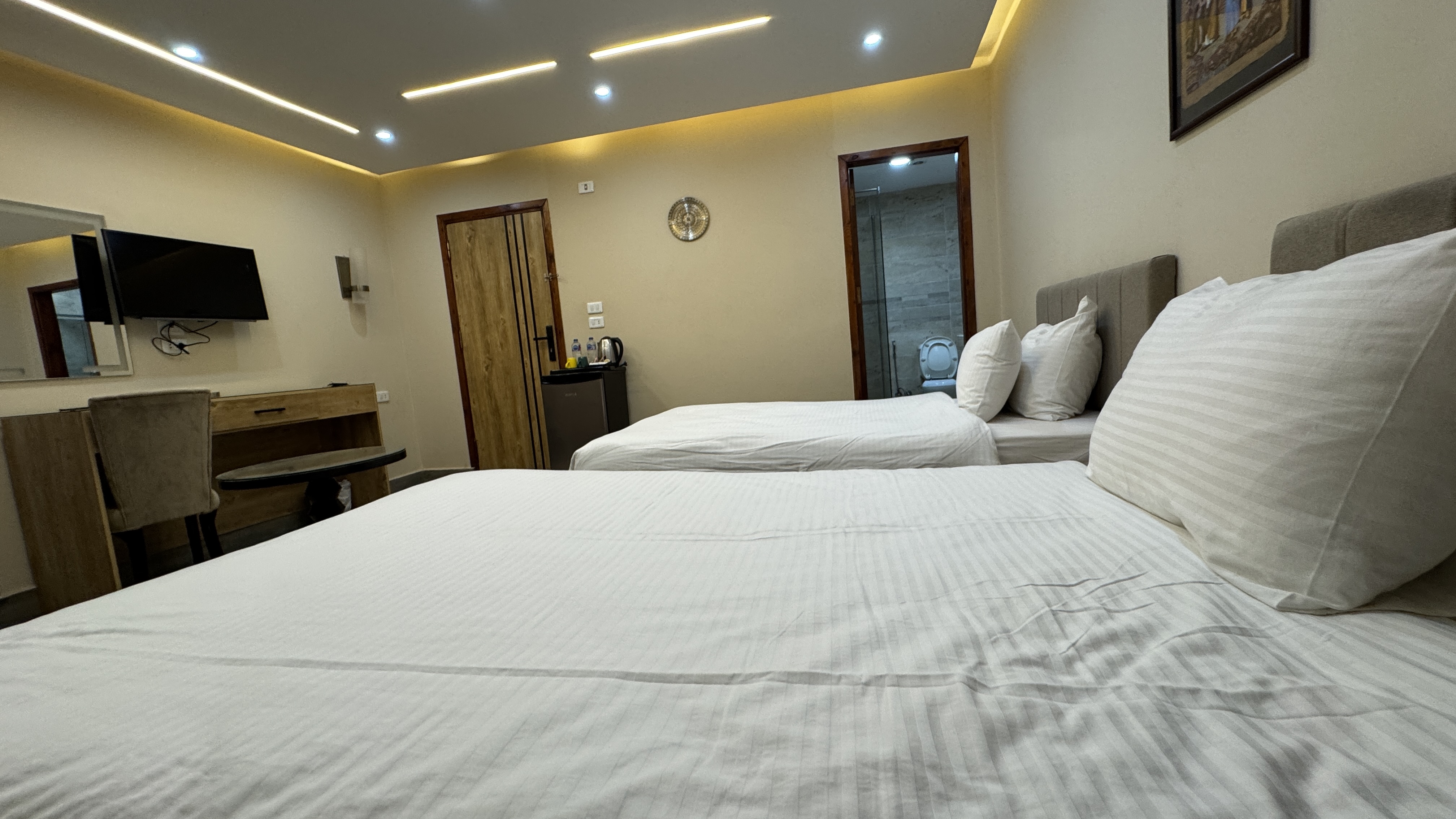 Double Two Double Beds with Views