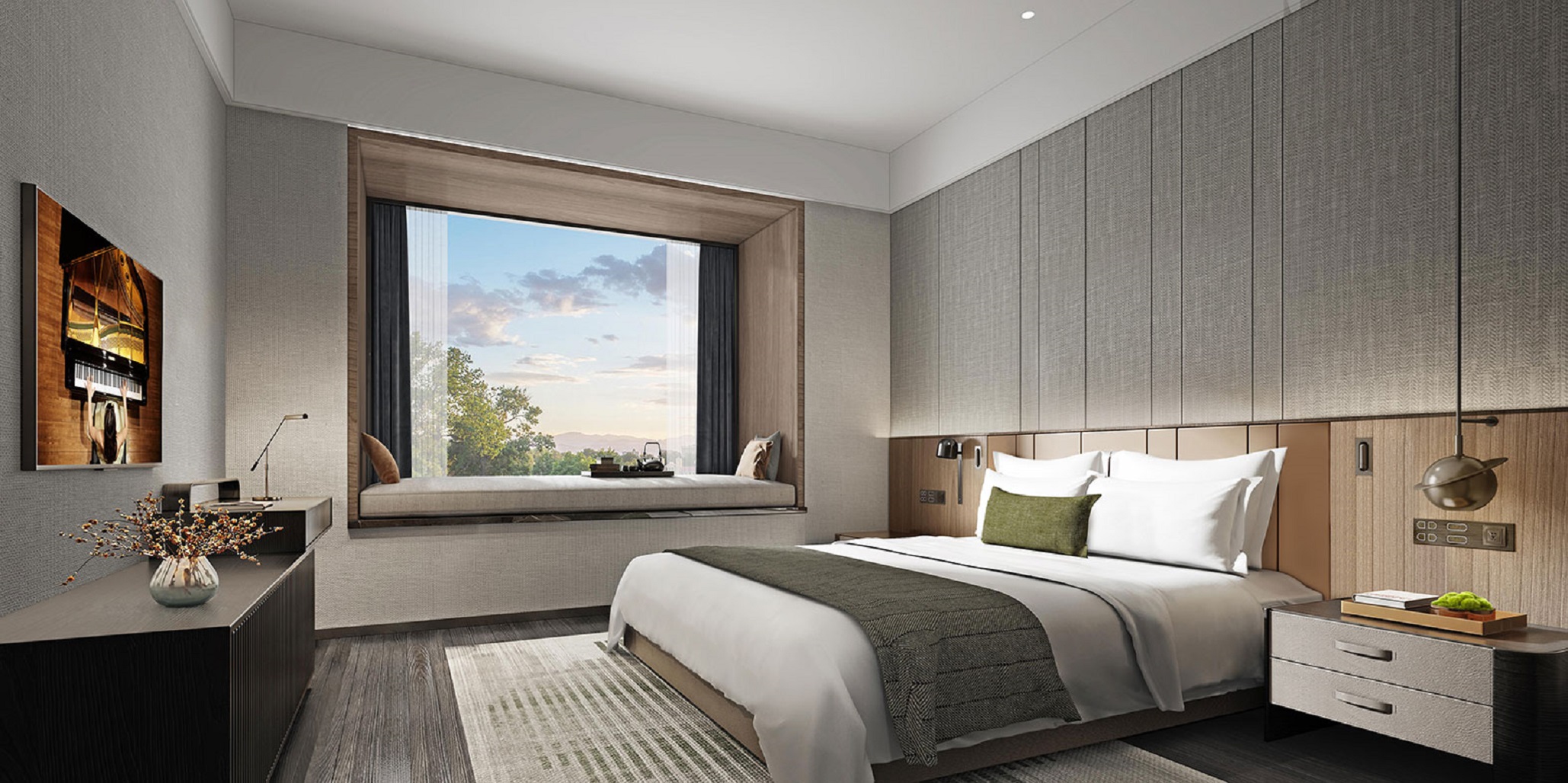 Double or Twin Deluxe One Bedroom